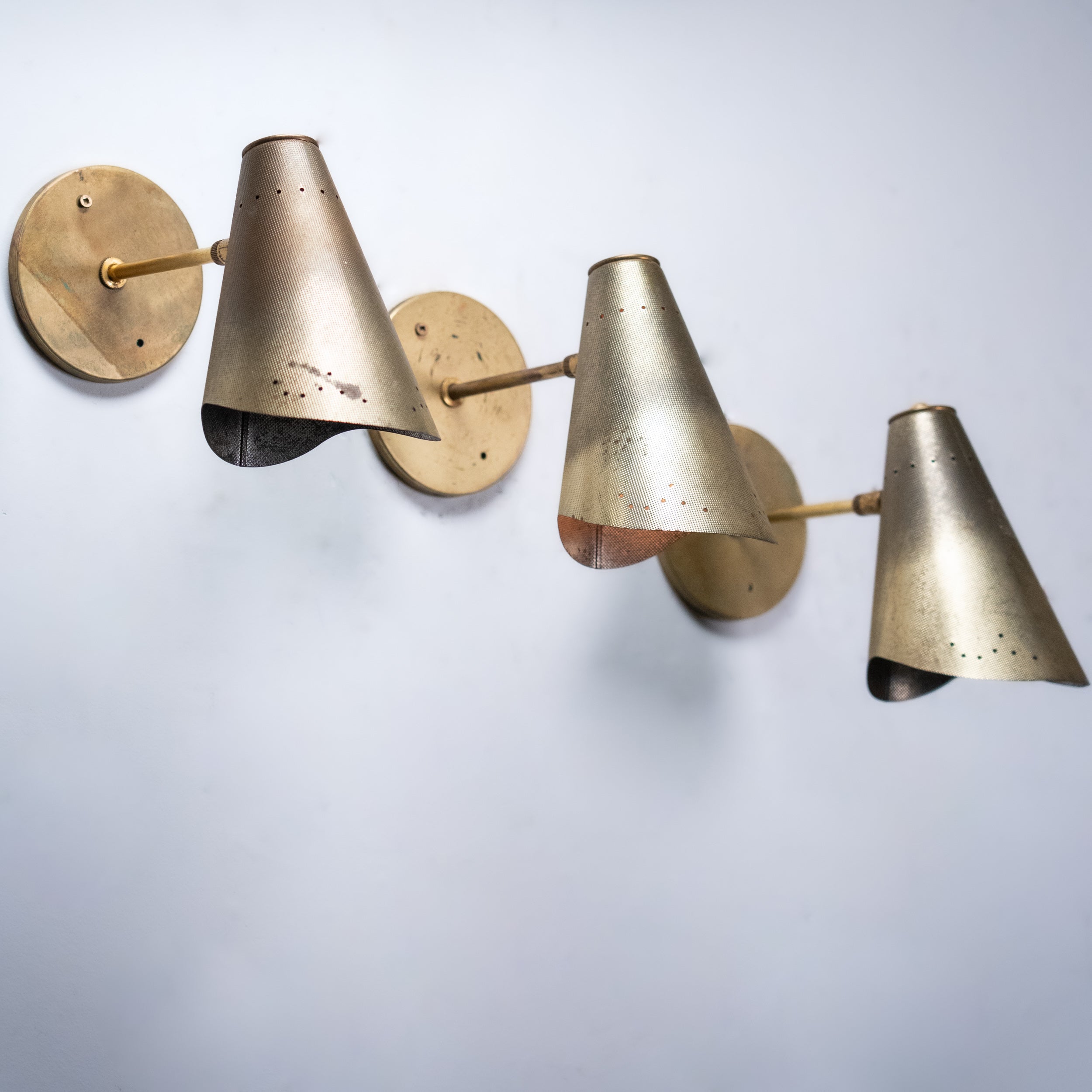 brass sconces | Scott Landon Antiques and Interiors.