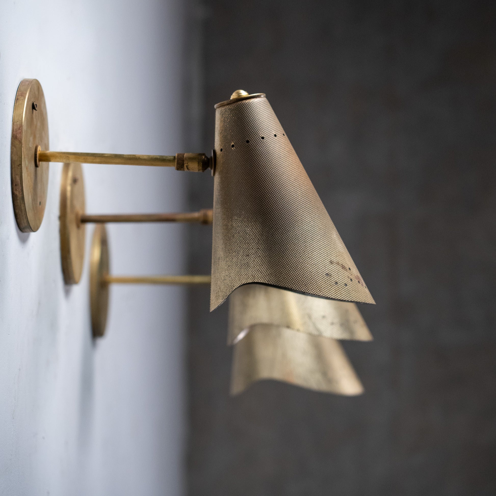 brass sconces | Scott Landon Antiques and Interiors.