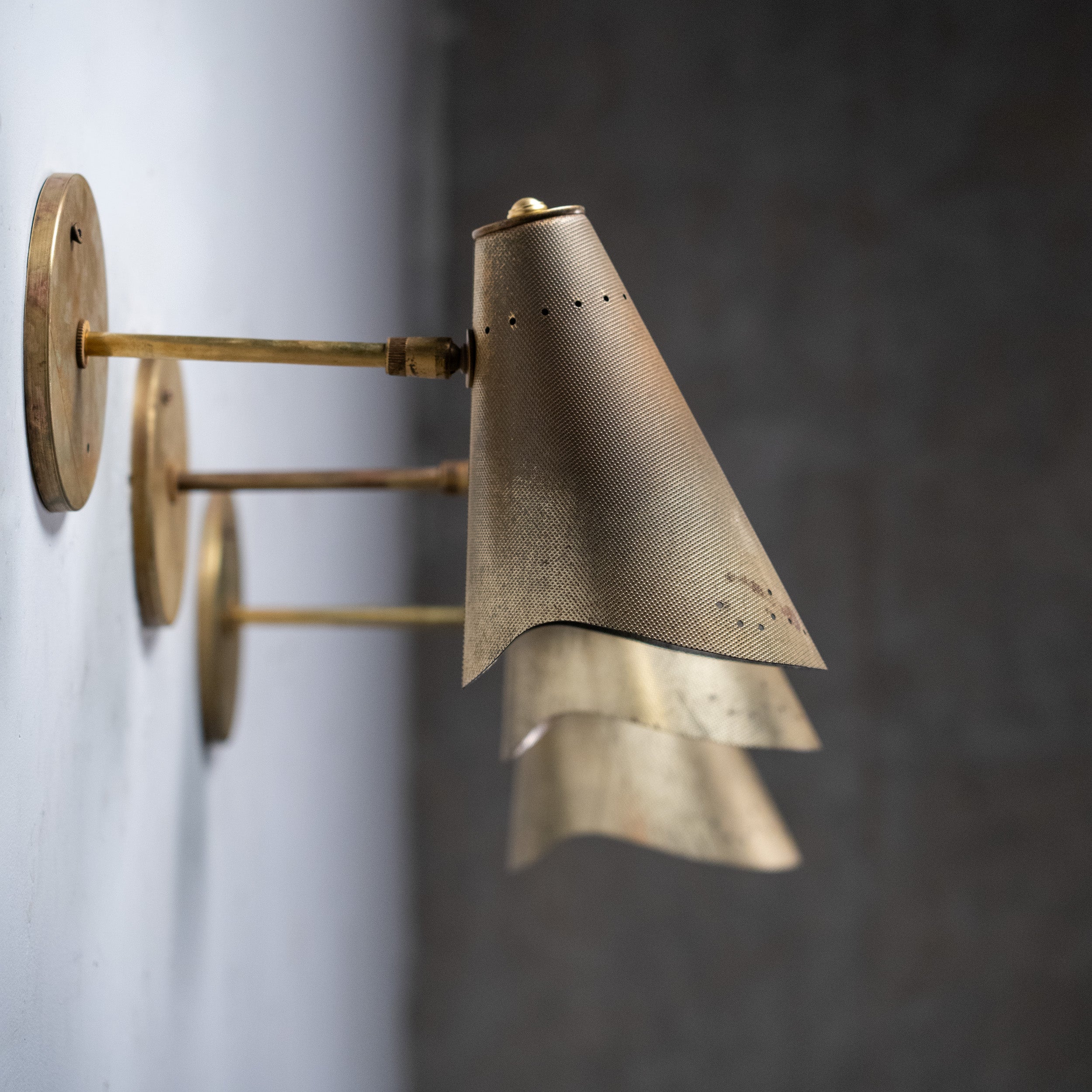 brass sconces | Scott Landon Antiques and Interiors.