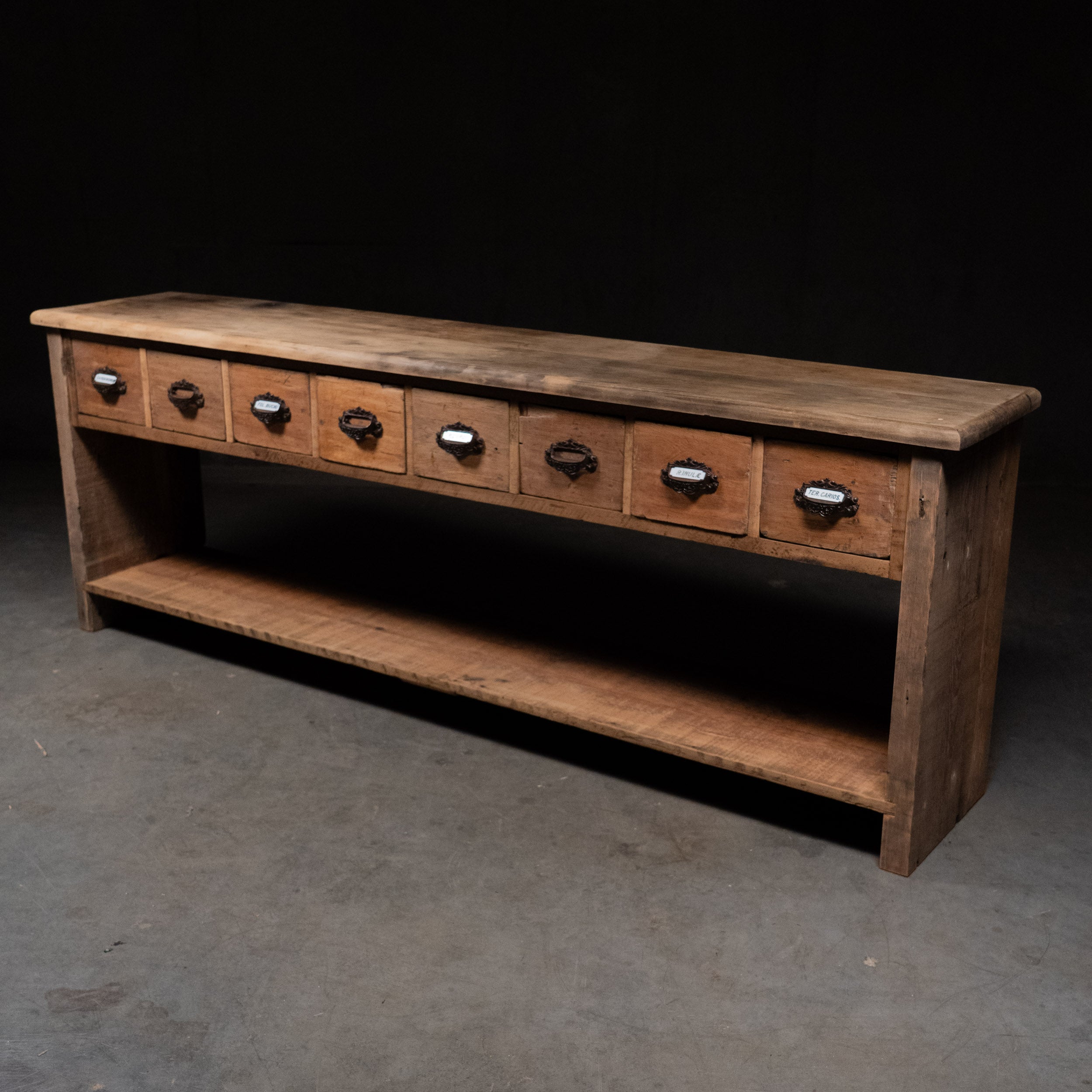 Bespoke multi drawer console table