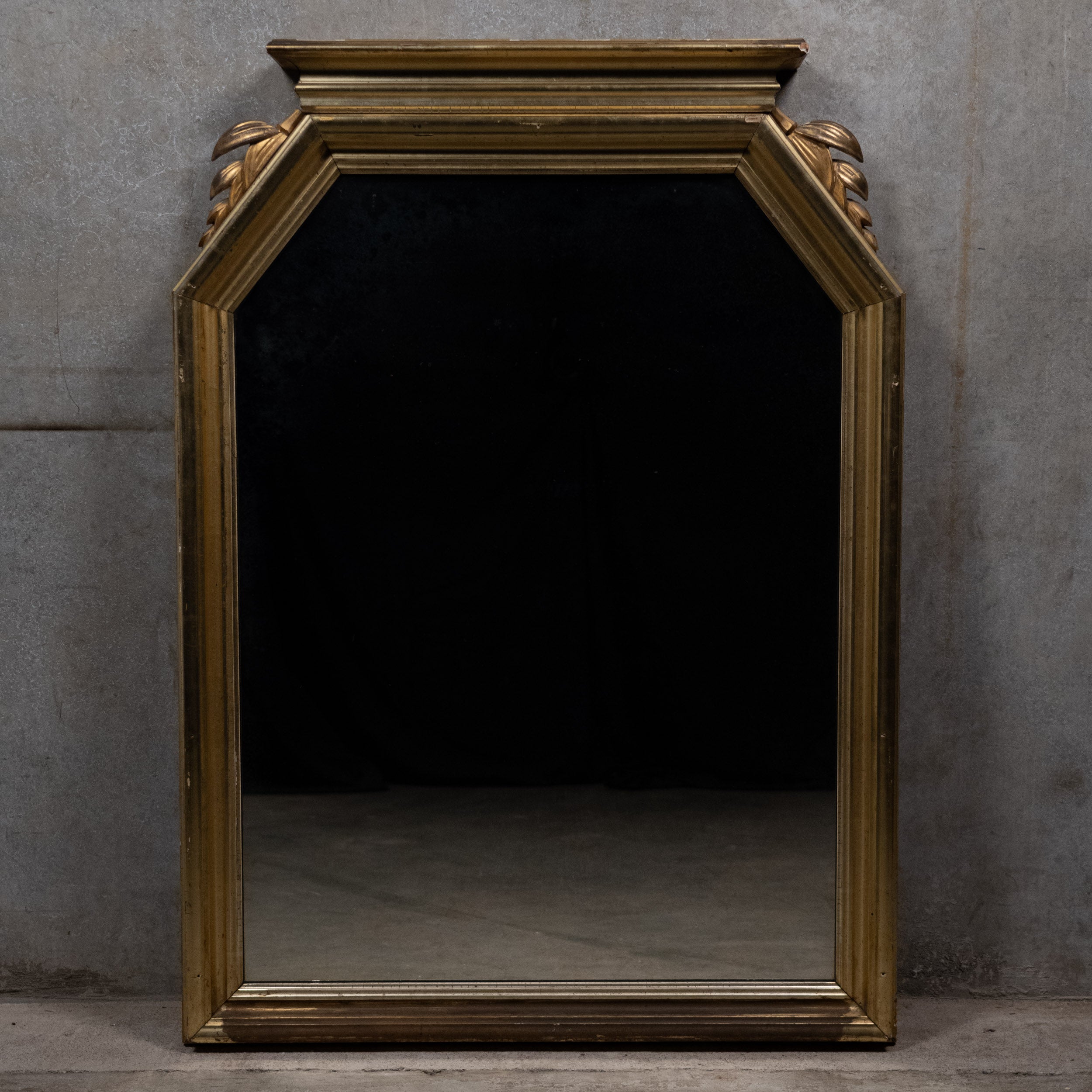 1870 Quebec Gilded Mirror