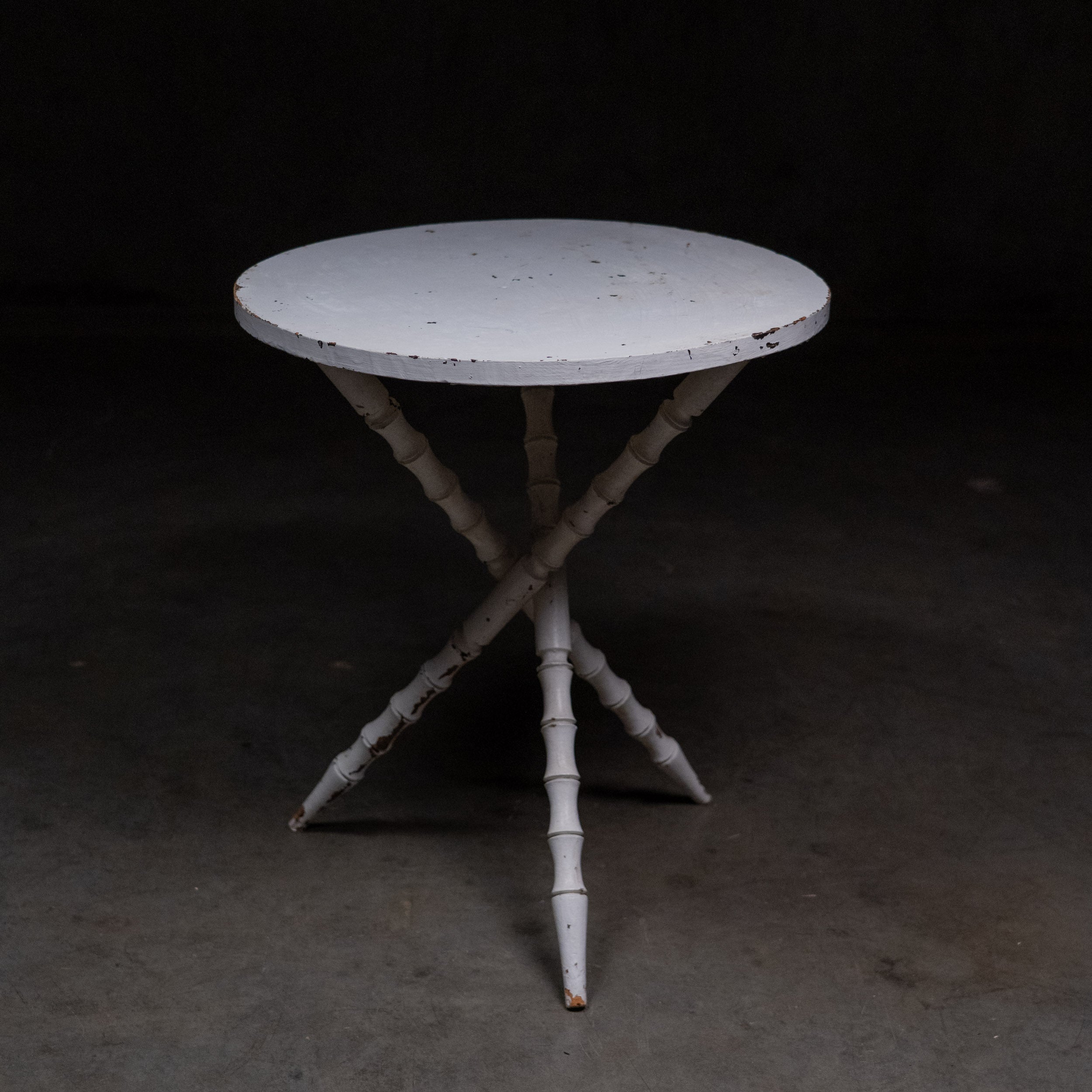 1890 PEI Pine Round Side Table