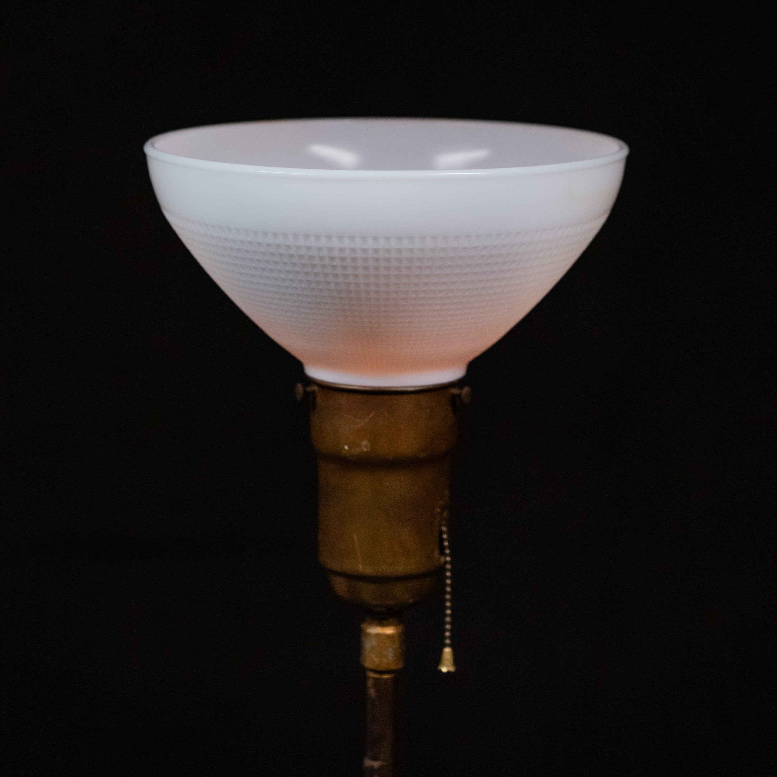 copper floor lamp | Scott Landon Antiques and Interiors.