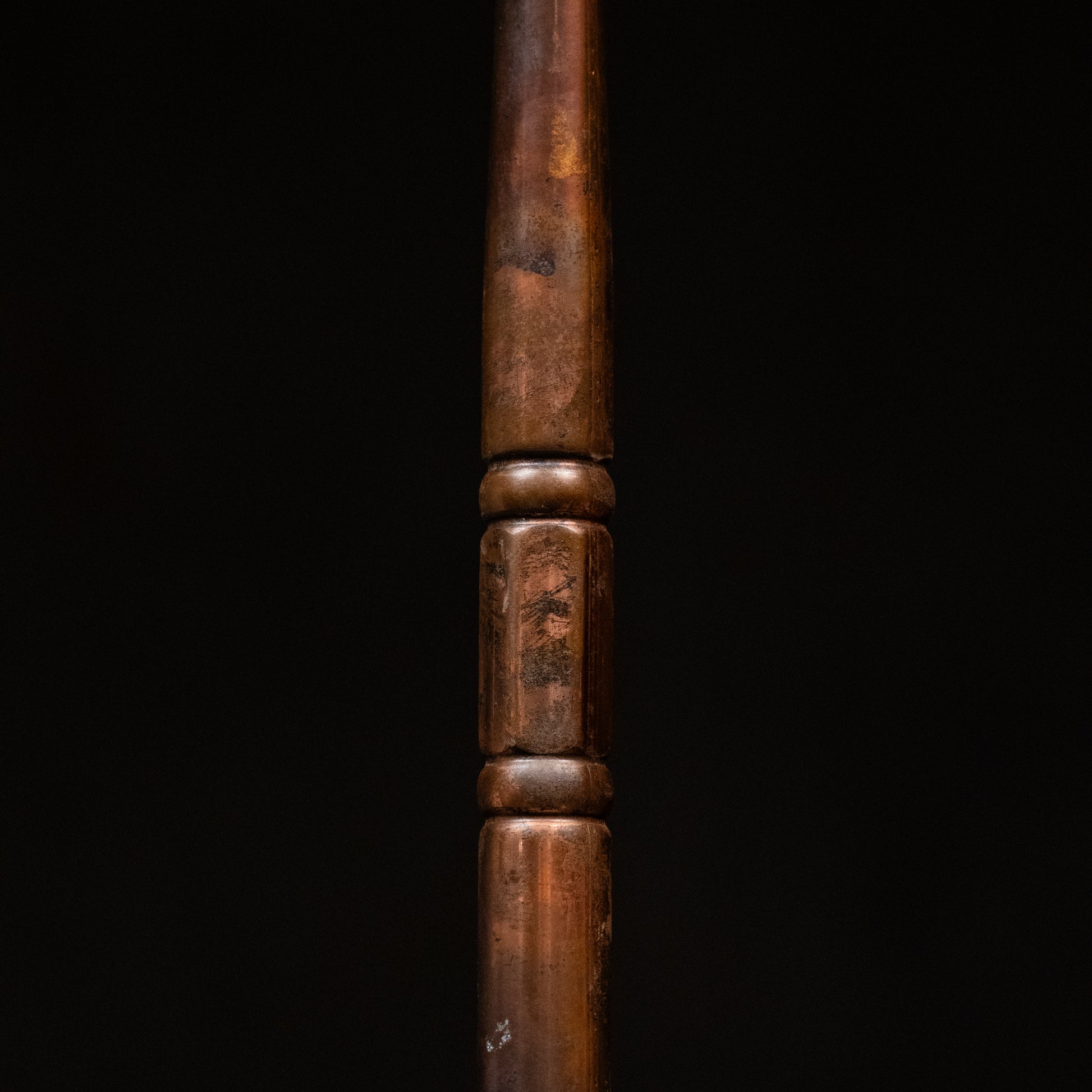 copper floor lamp | Scott Landon Antiques and Interiors.