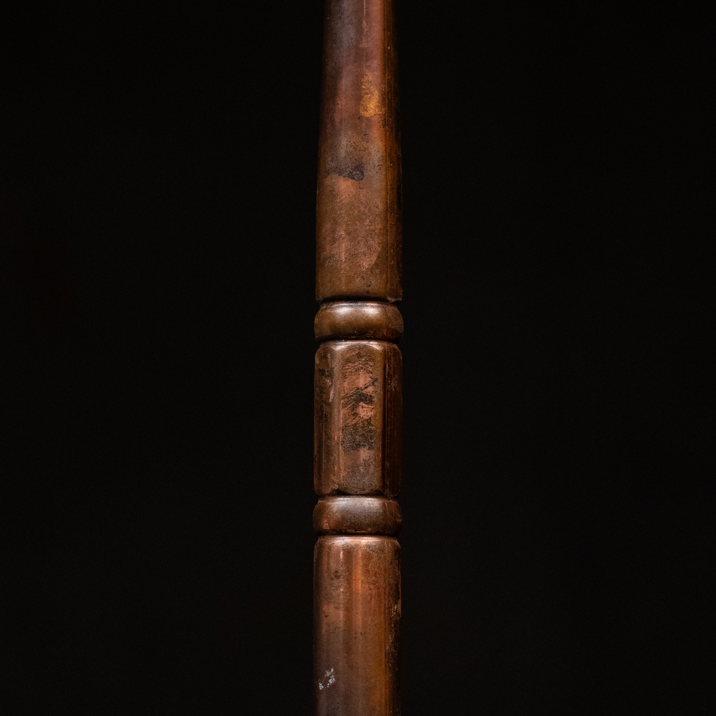 copper floor lamp | Scott Landon Antiques and Interiors.