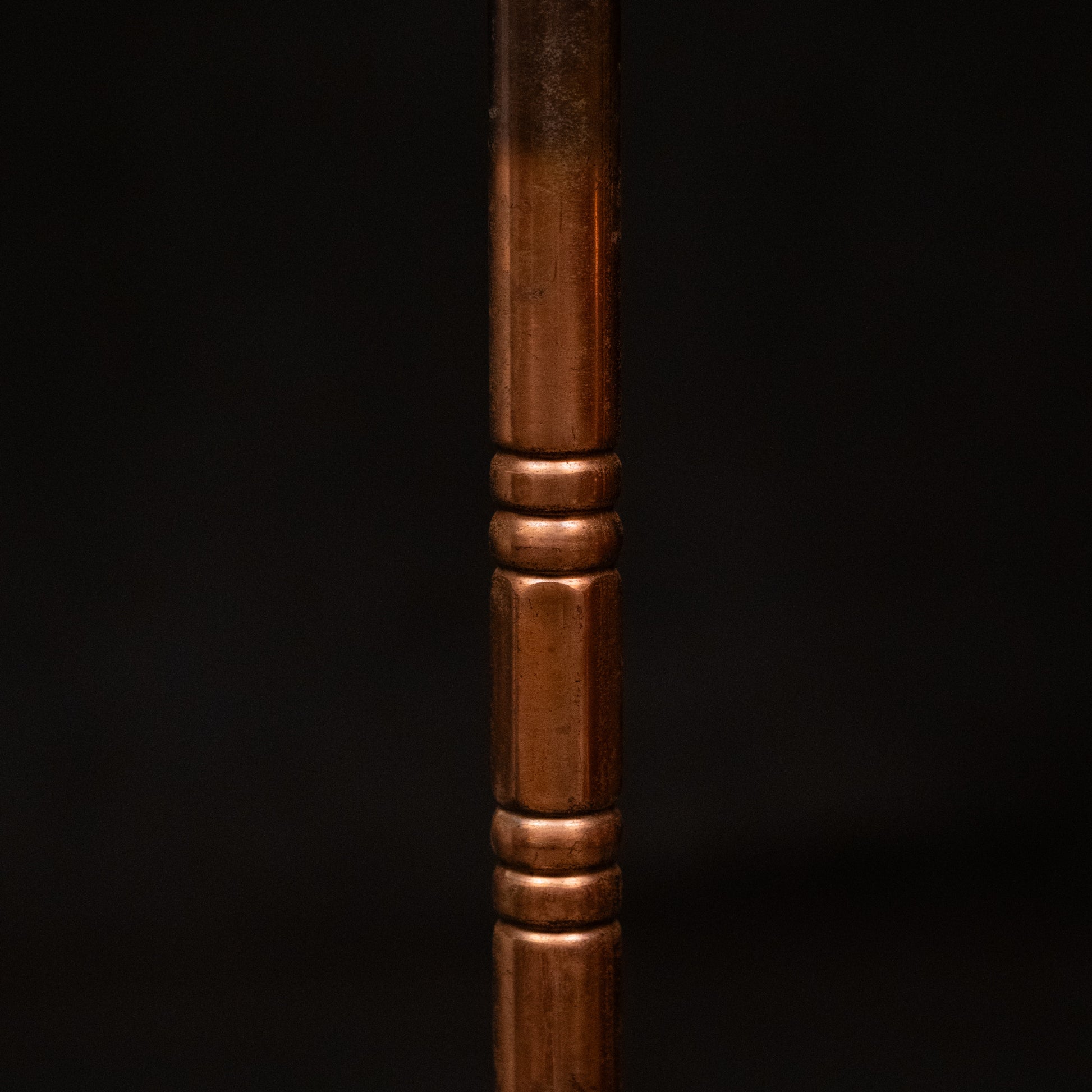 copper floor lamp | Scott Landon Antiques and Interiors.
