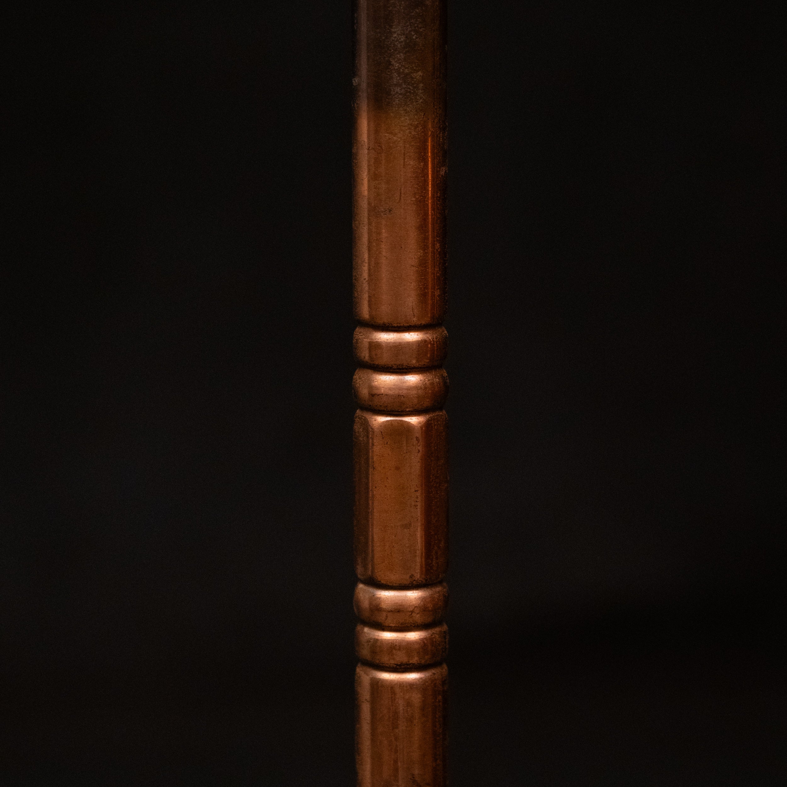 copper floor lamp | Scott Landon Antiques and Interiors.