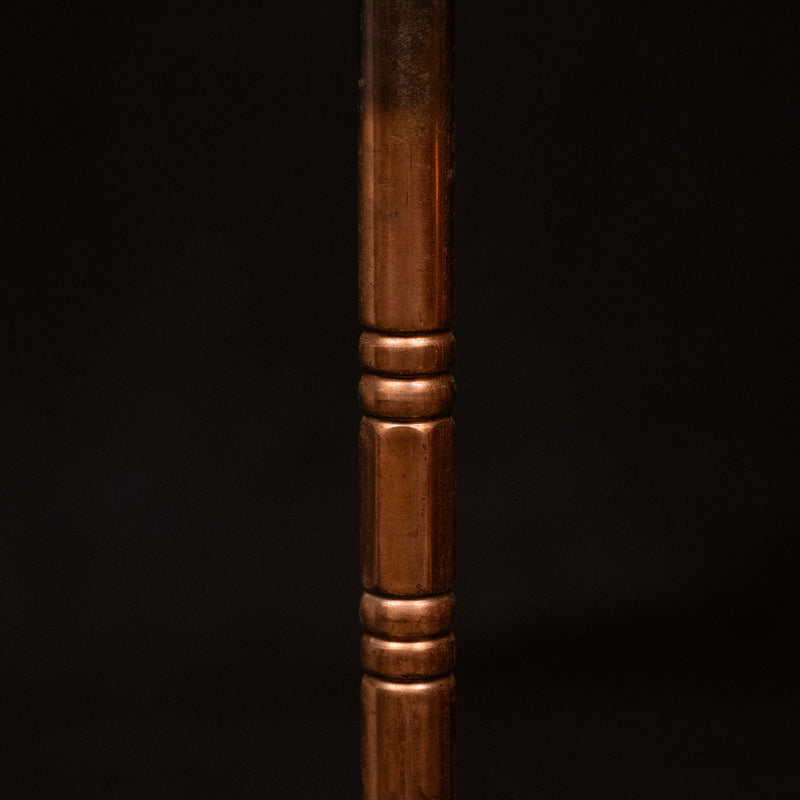 copper floor lamp | Scott Landon Antiques and Interiors.