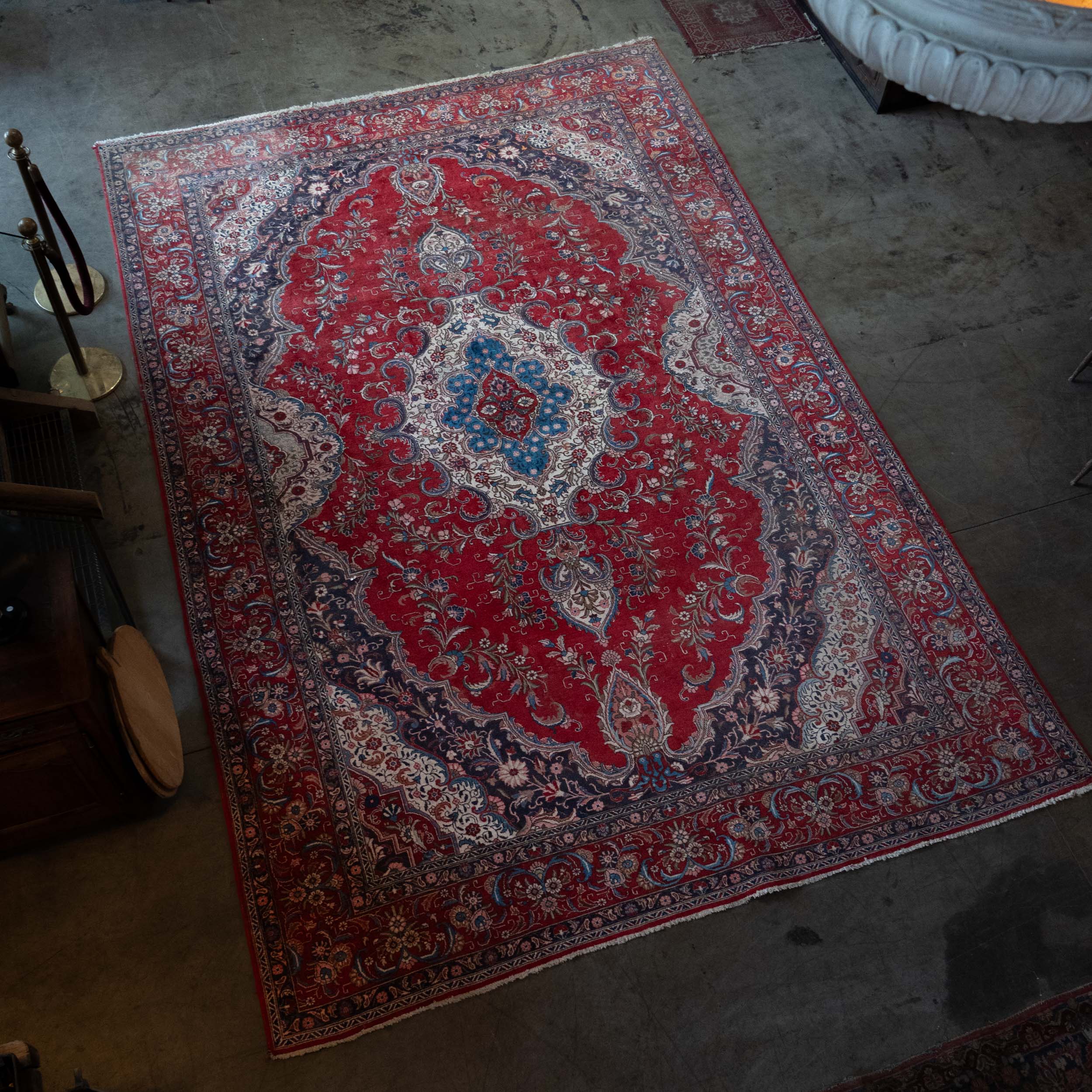 1950 Large Iranian Tabriz Rug