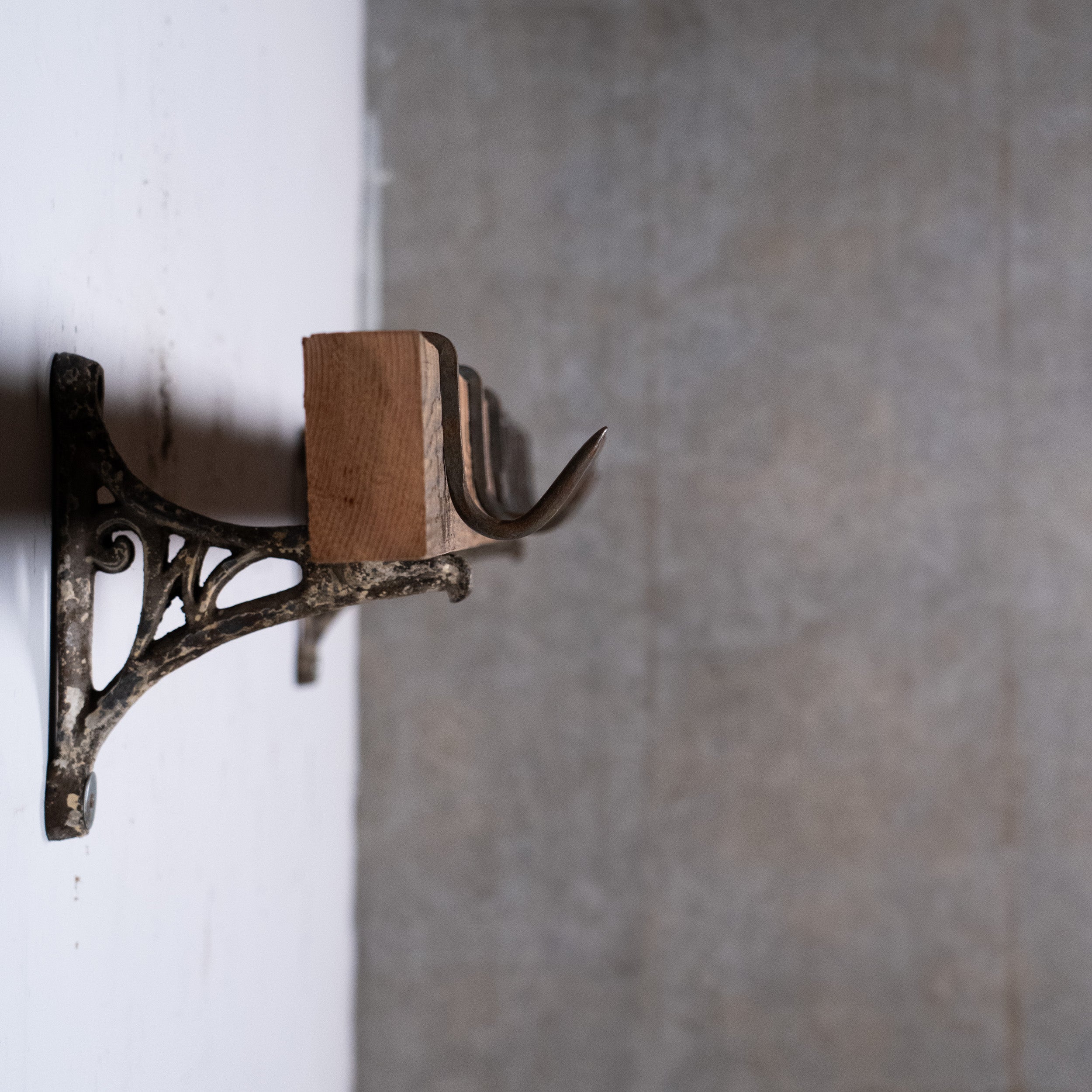 meat hook rack | Scott Landon Antiques and Interiors.