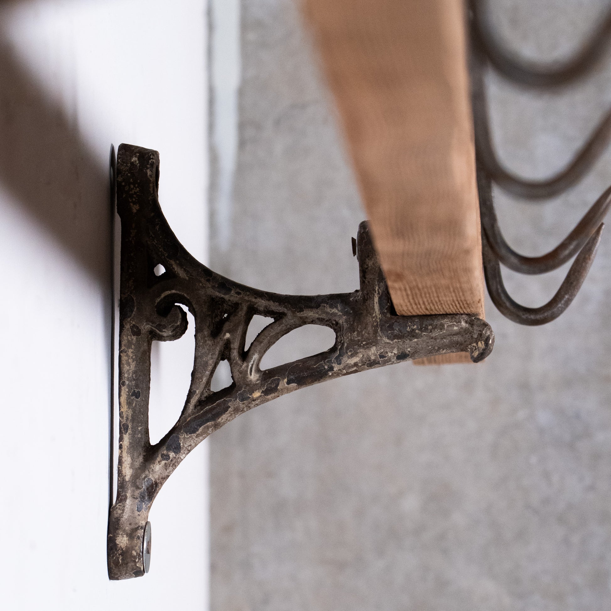 meat hook rack | Scott Landon Antiques and Interiors.