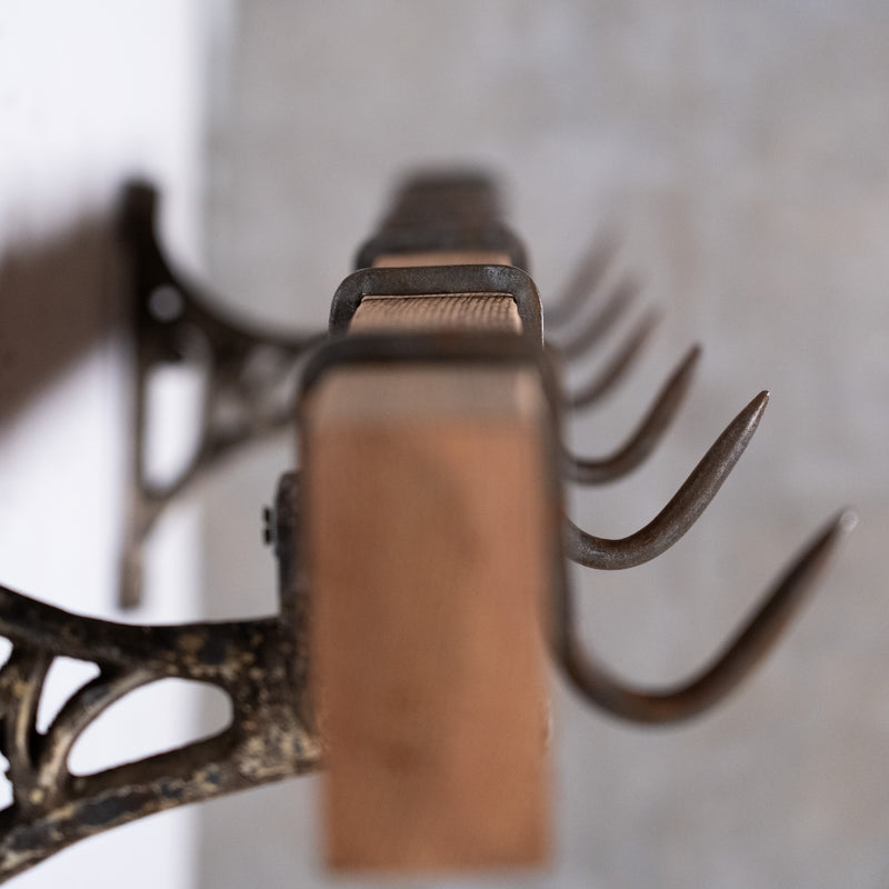 meat hook rack | Scott Landon Antiques and Interiors.