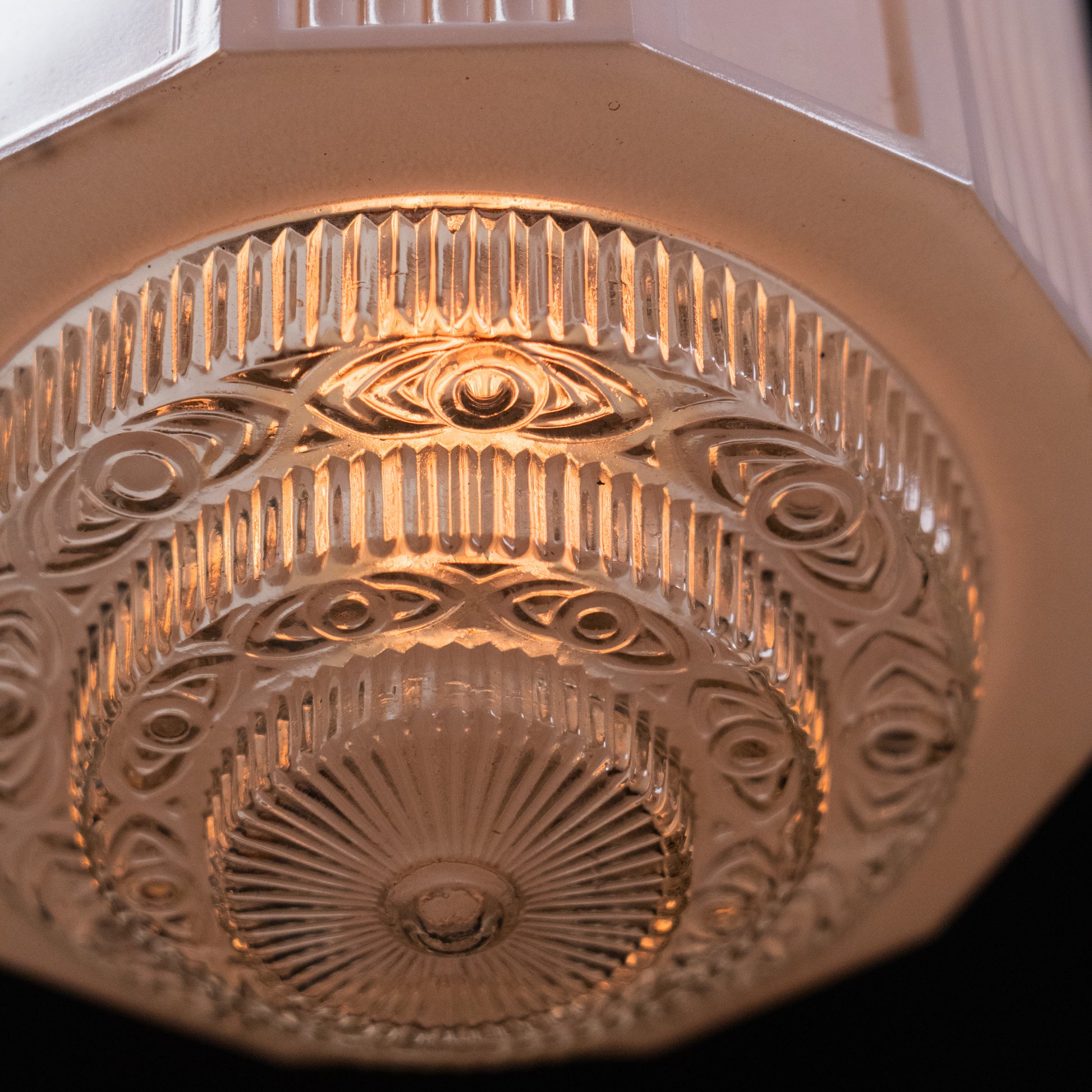 brass skyscraper pendant light | Scott Landon Antiques and Interiors.