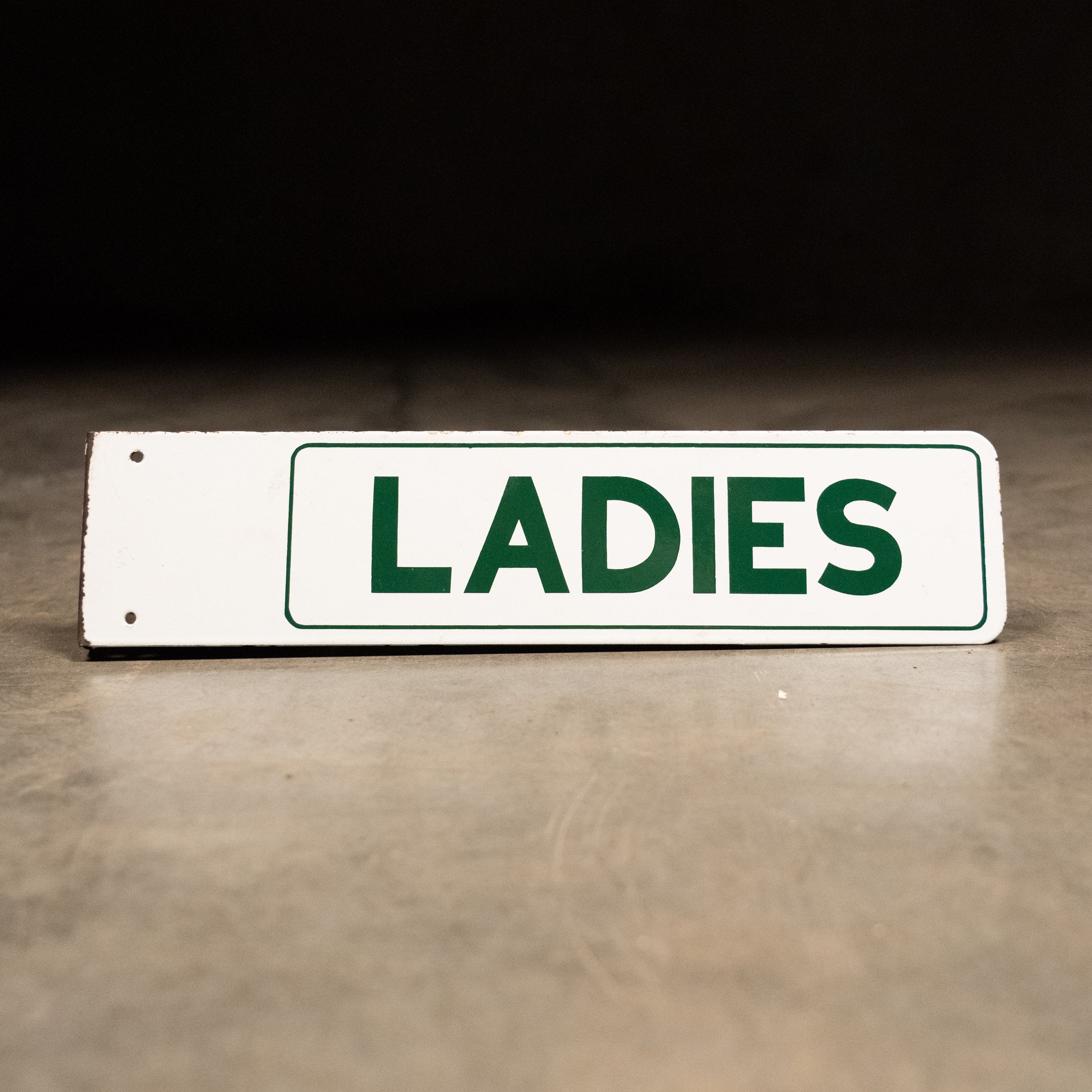 1930 Enamel Women's Room Sign