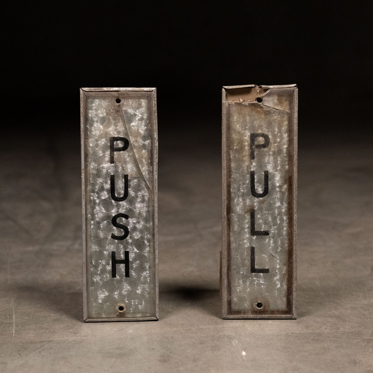 Rustic Pull Sign 1920 Rare Push/Pull Signs