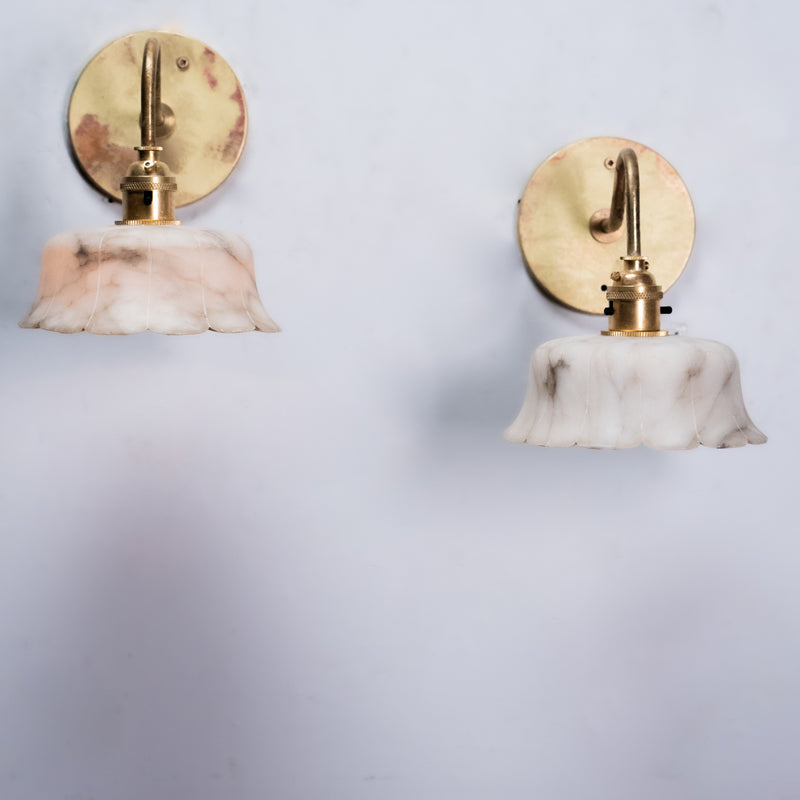 marble sconces | Scott Landon Antiques and Interiors.