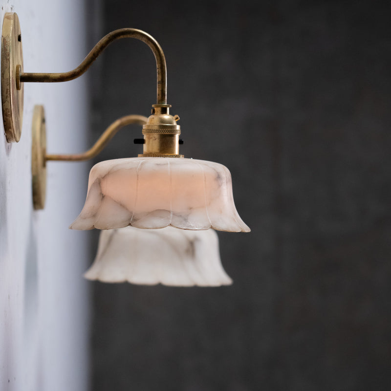 marble sconces | Scott Landon Antiques and Interiors.