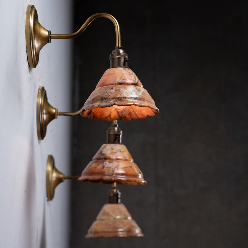alabaster sconces | Scott Landon Antiques and Interiors.