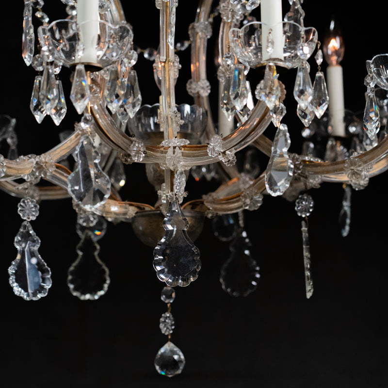 large crystal chandelier | Scott Landon Antiques and Interiors.