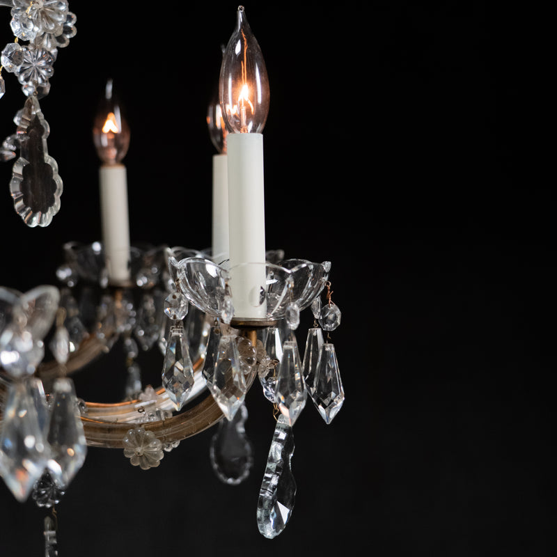 large crystal chandelier | Scott Landon Antiques and Interiors.