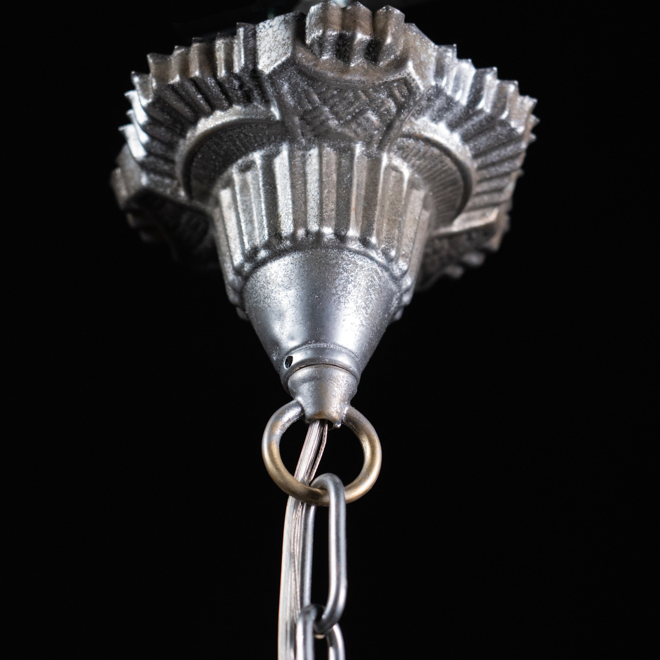 Silver art deco pendant | Scott Landon Antiques and Interiors.
