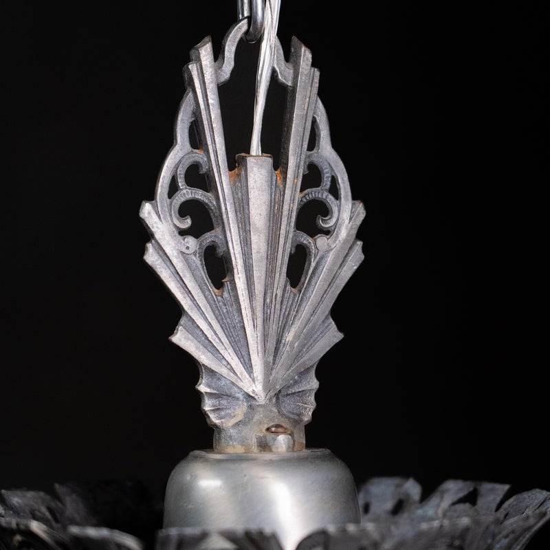 Silver art deco pendant | Scott Landon Antiques and Interiors.