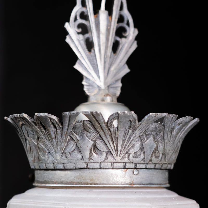Silver art deco pendant | Scott Landon Antiques and Interiors.