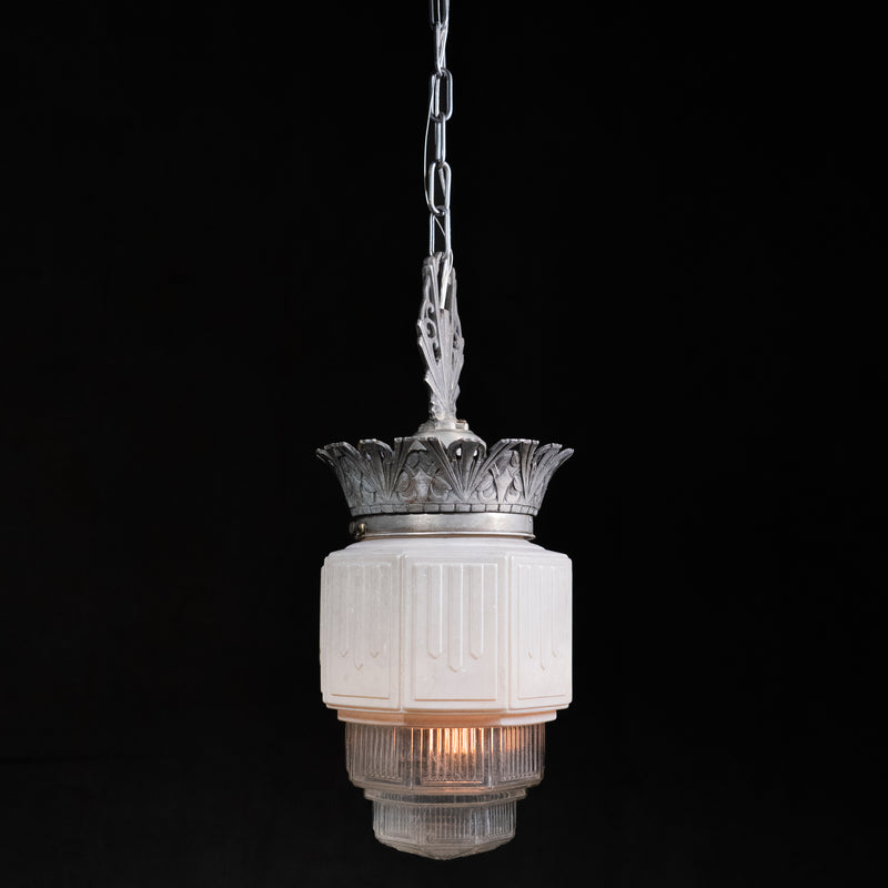 Silver art deco pendant | Scott Landon Antiques and Interiors.