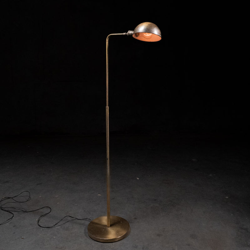 adjustable brass floor lamp | Scott Landon Antiques and Interiors.