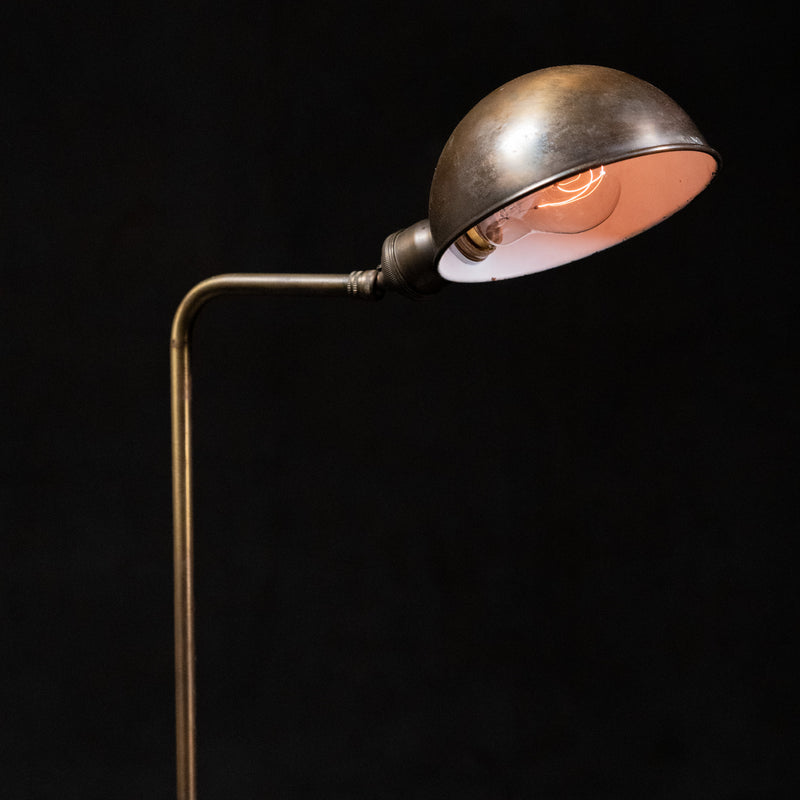 adjustable brass floor lamp | Scott Landon Antiques and Interiors.