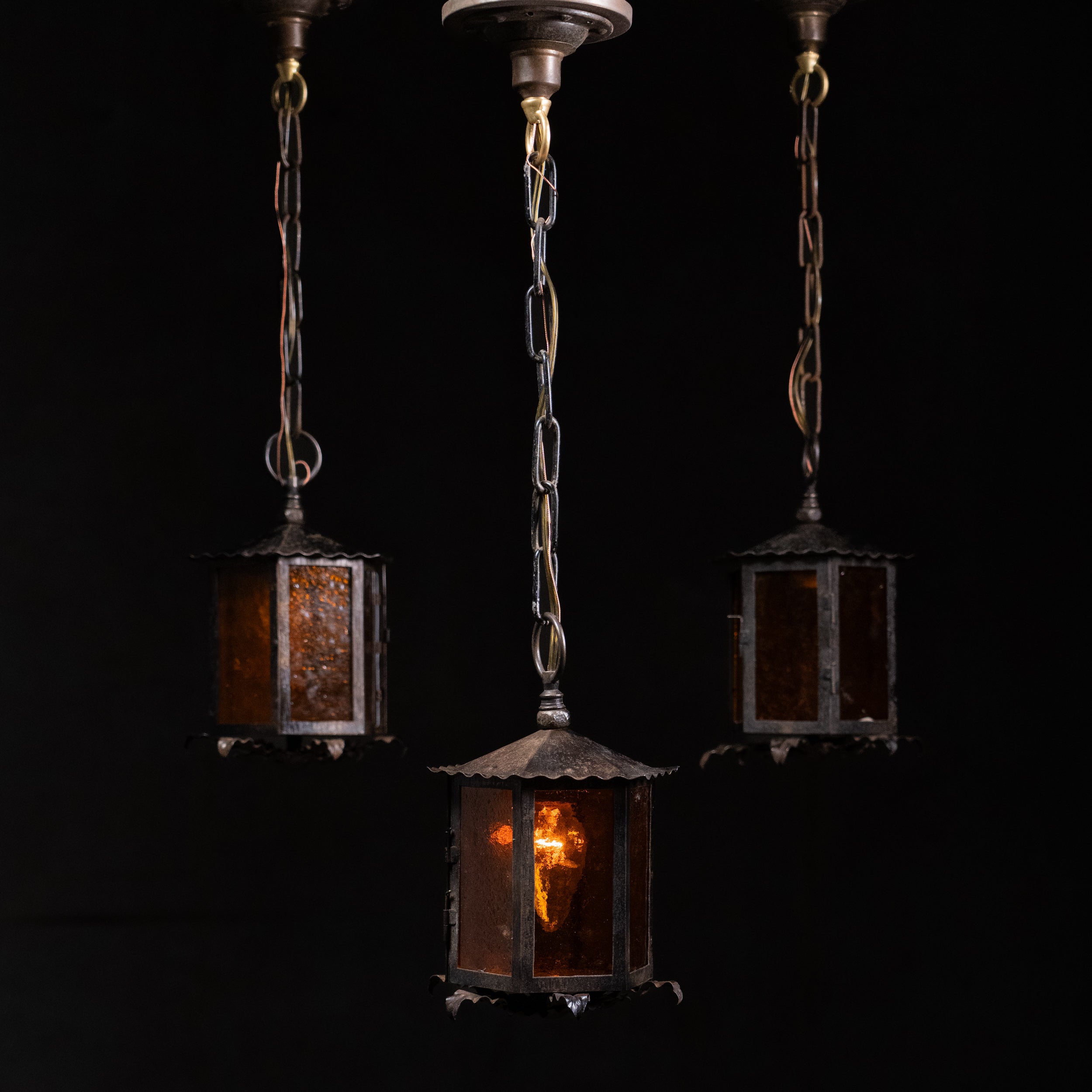 small lantern pendants | Scott Landon Antiques and Interiors.