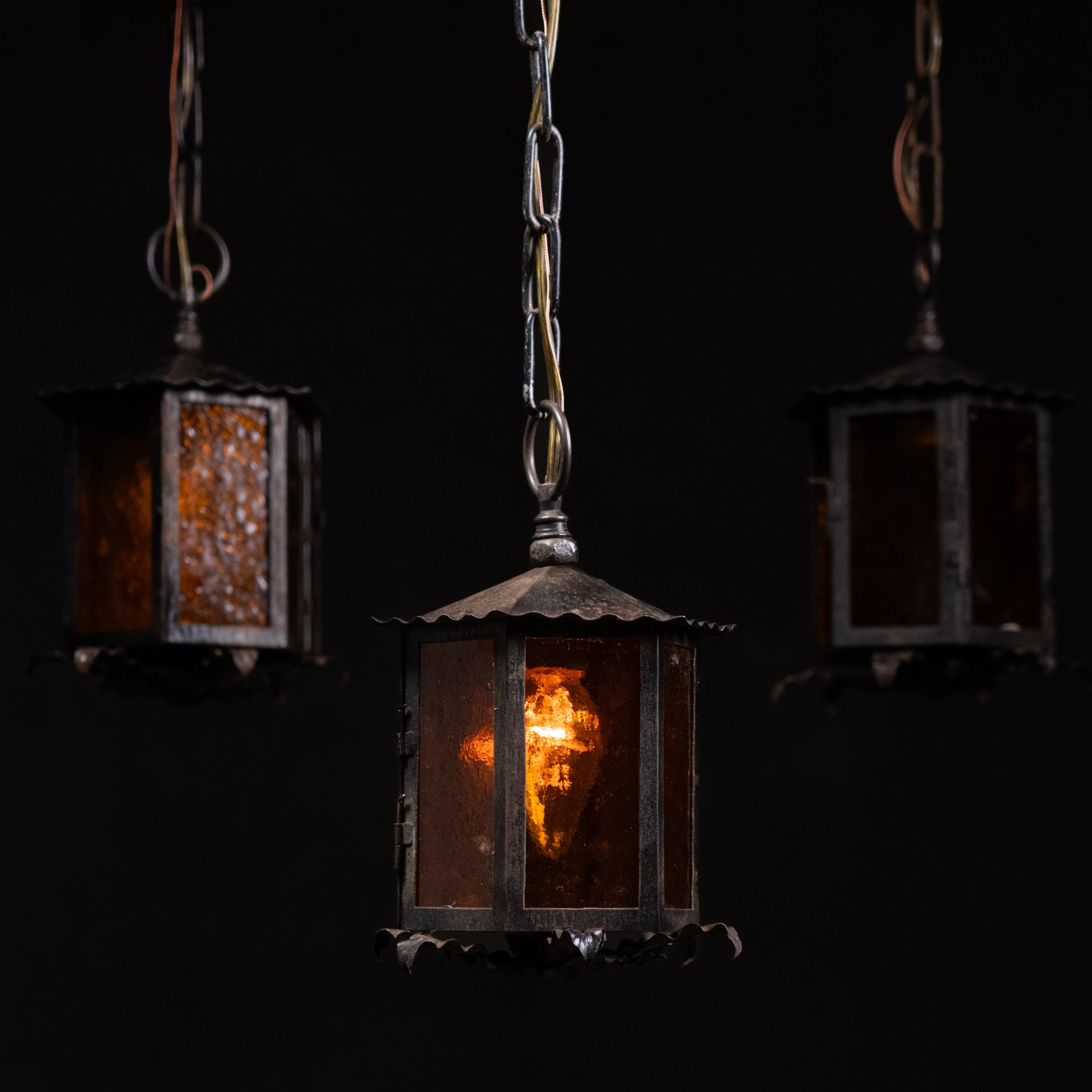 small lantern pendants | Scott Landon Antiques and Interiors.