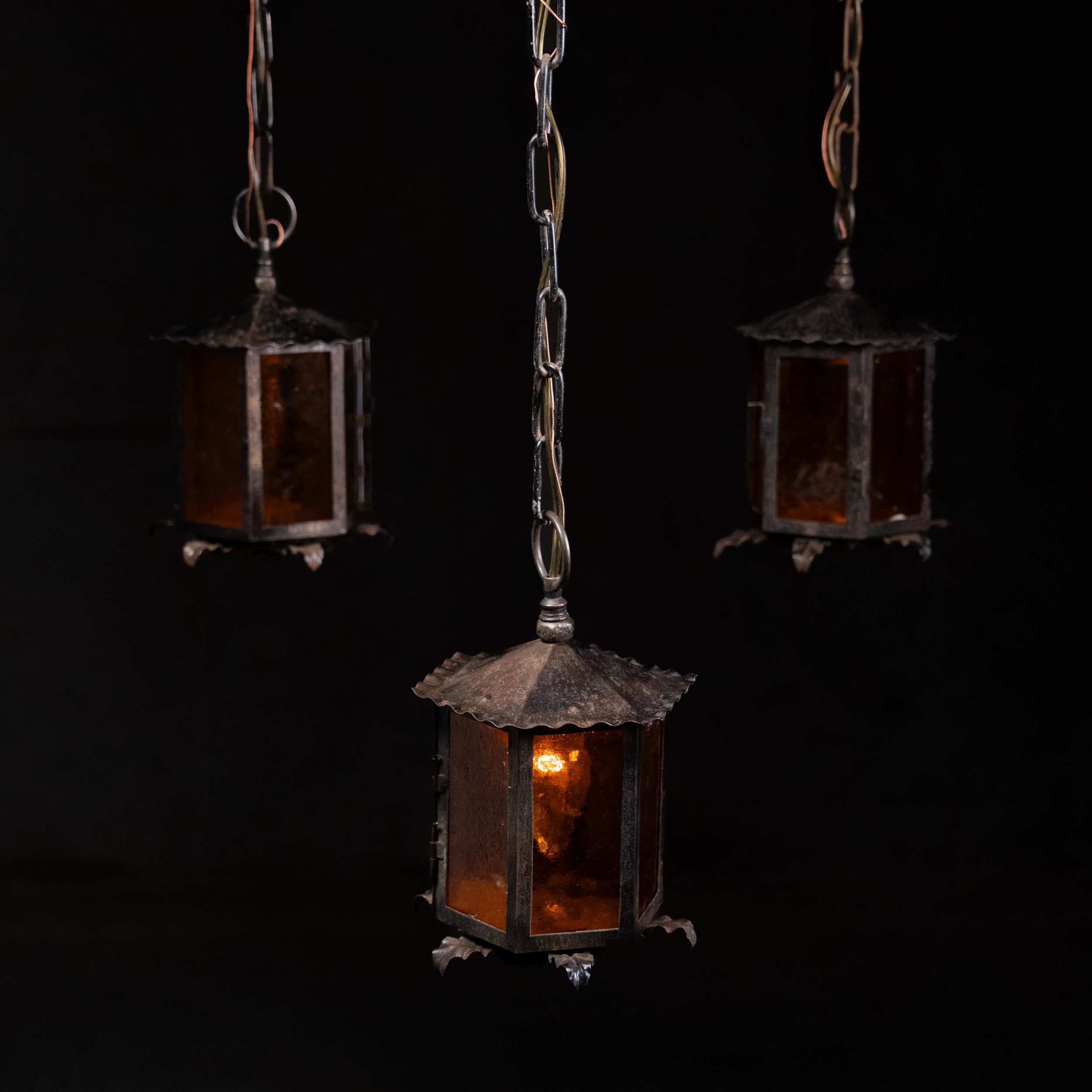 small lantern pendants | Scott Landon Antiques and Interiors.
