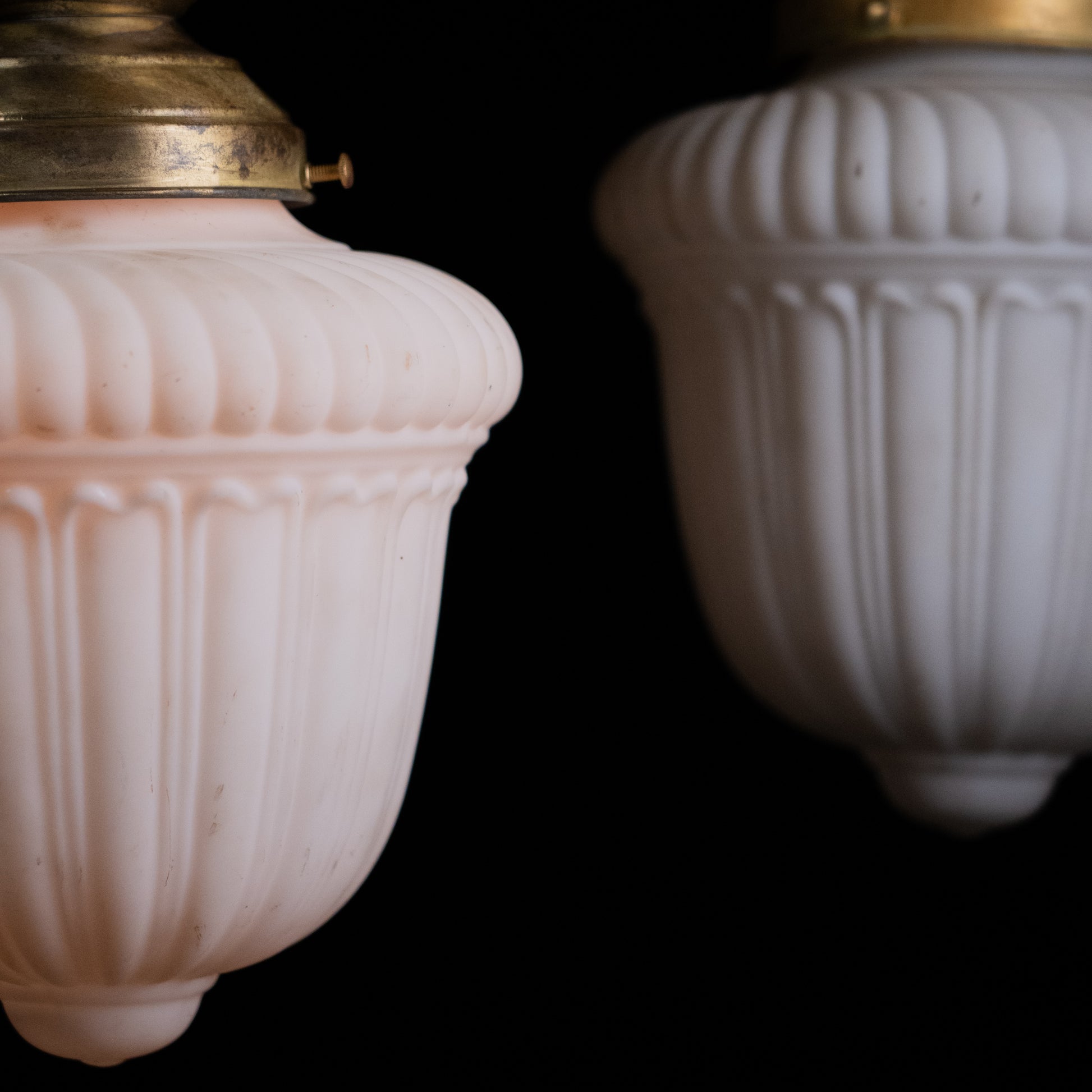 brass flush mounts | Scott Landon Antiques and Interiors.