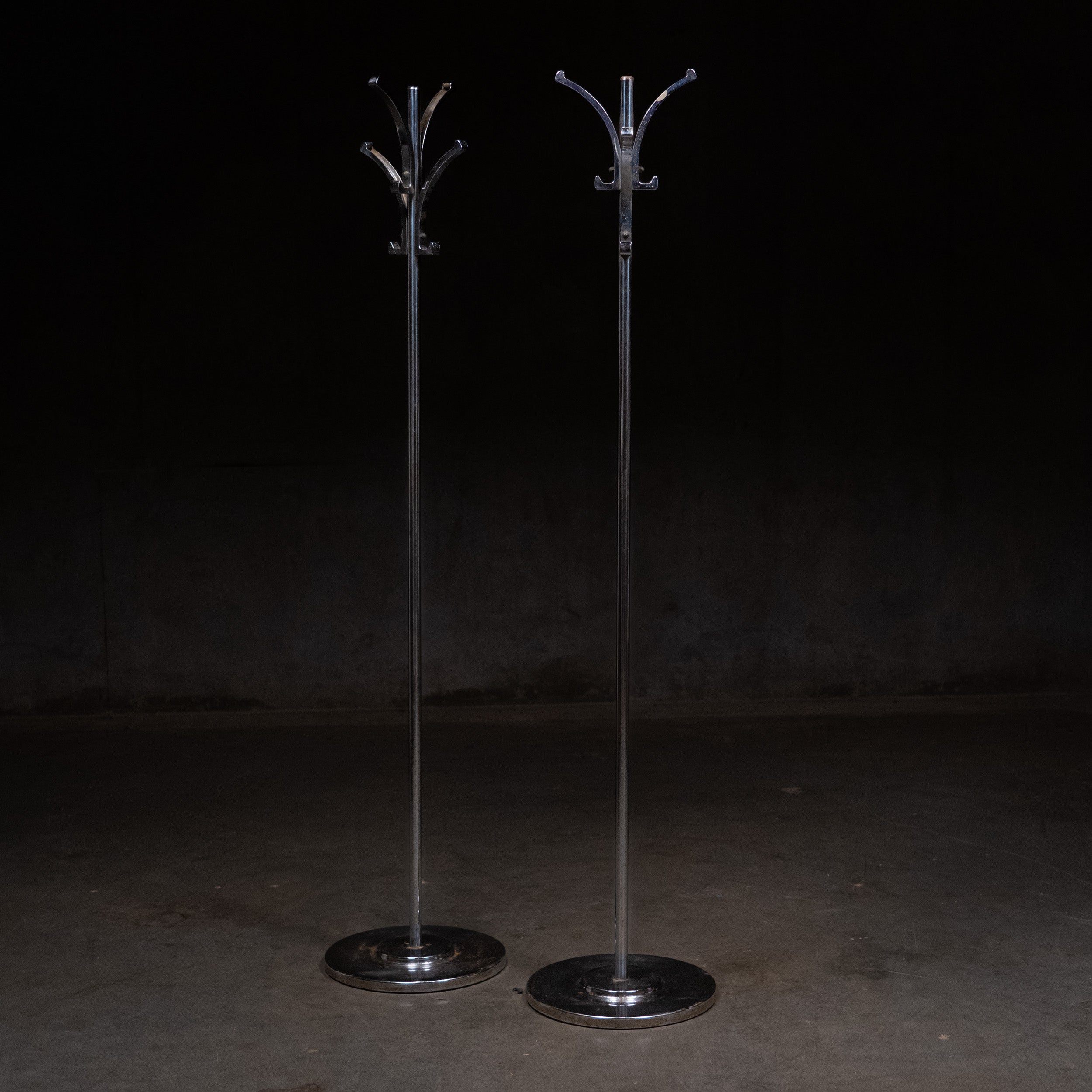 Art Deco Chrome Coat Tree by Gilbert Rohde