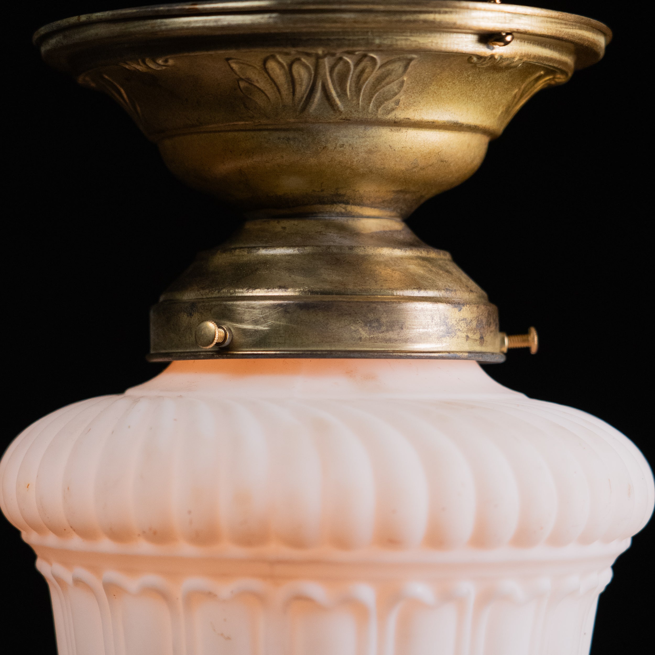 brass flush mounts | Scott Landon Antiques and Interiors.