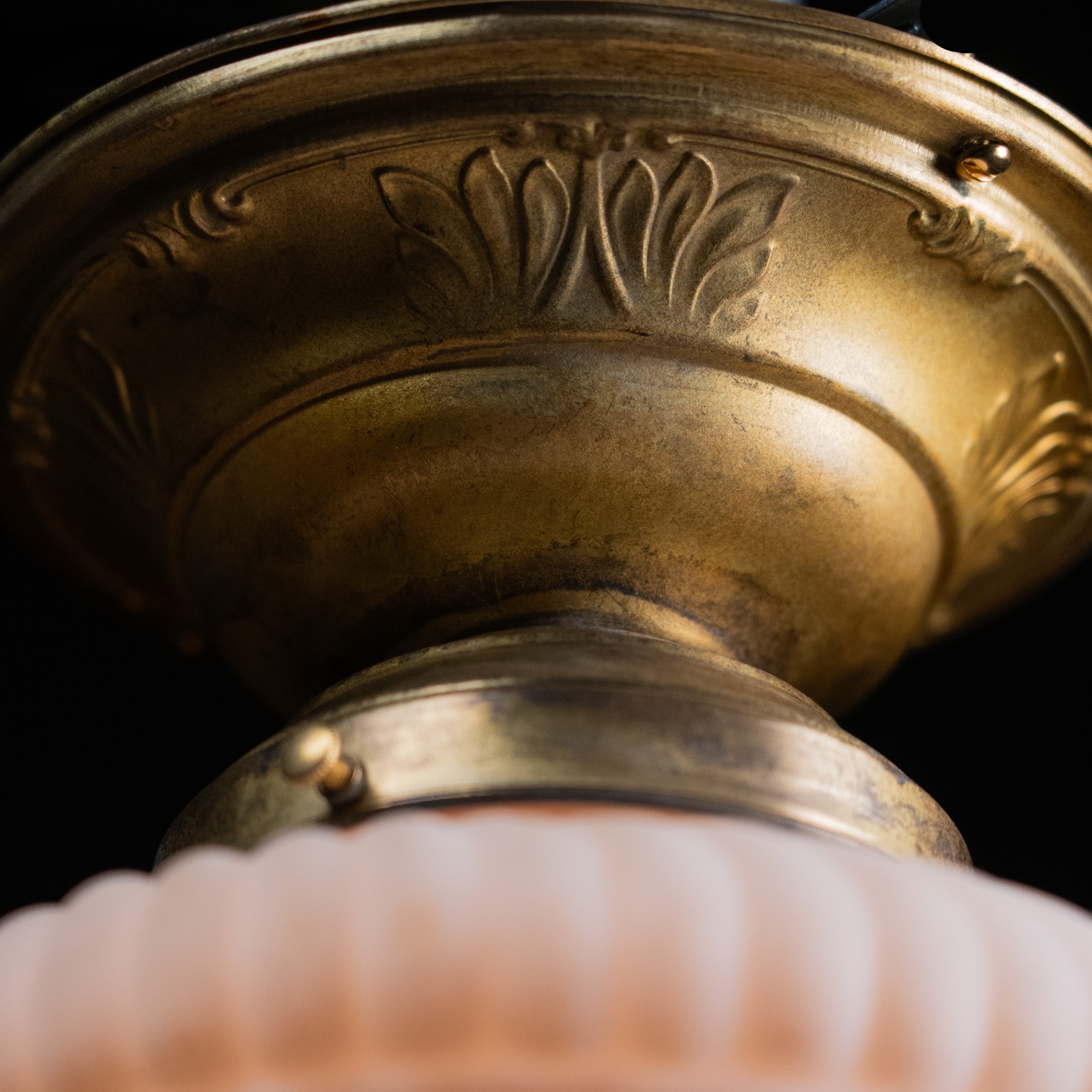 brass flush mounts | Scott Landon Antiques and Interiors.