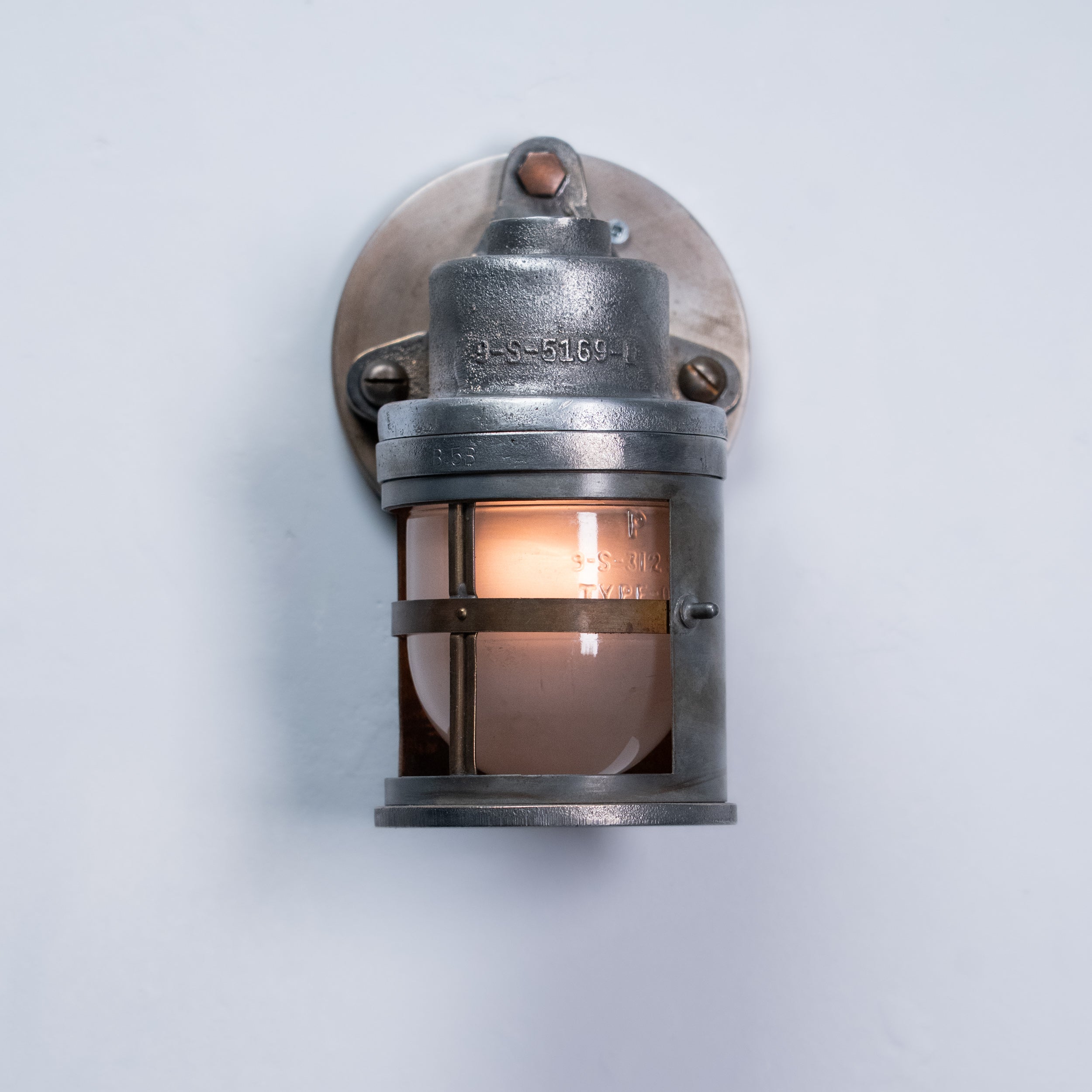 industrial sconce | Scott Landon Antiques and Interiors.
