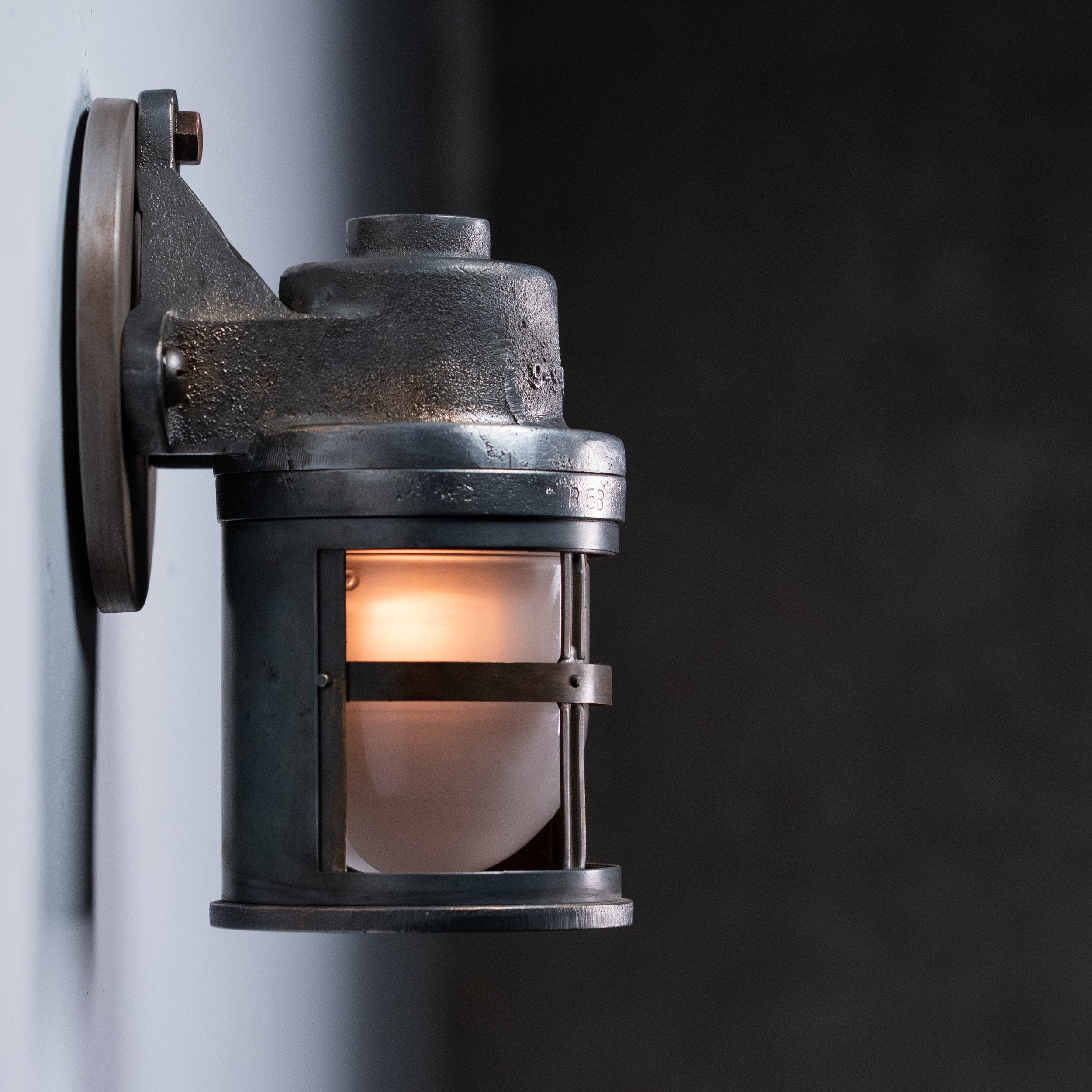 industrial sconce | Scott Landon Antiques and Interiors.