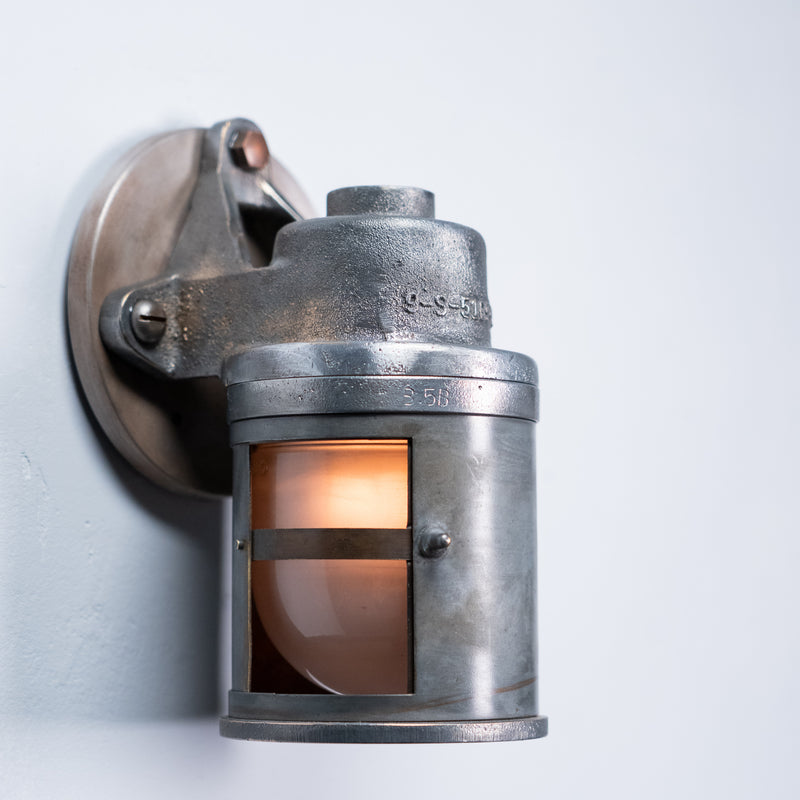 industrial sconce | Scott Landon Antiques and Interiors.