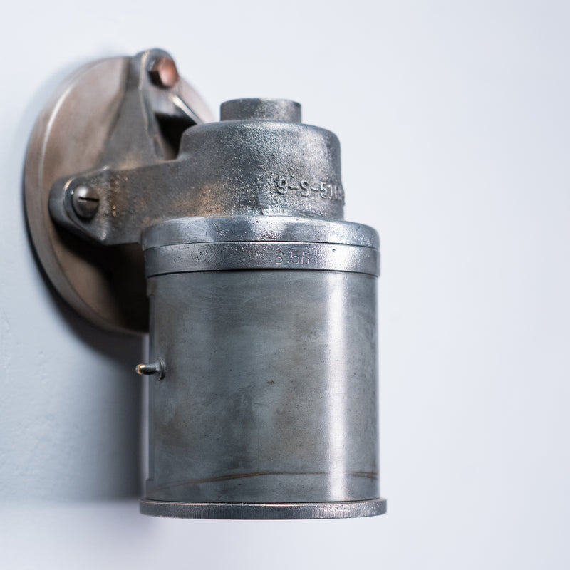 industrial sconce | Scott Landon Antiques and Interiors.
