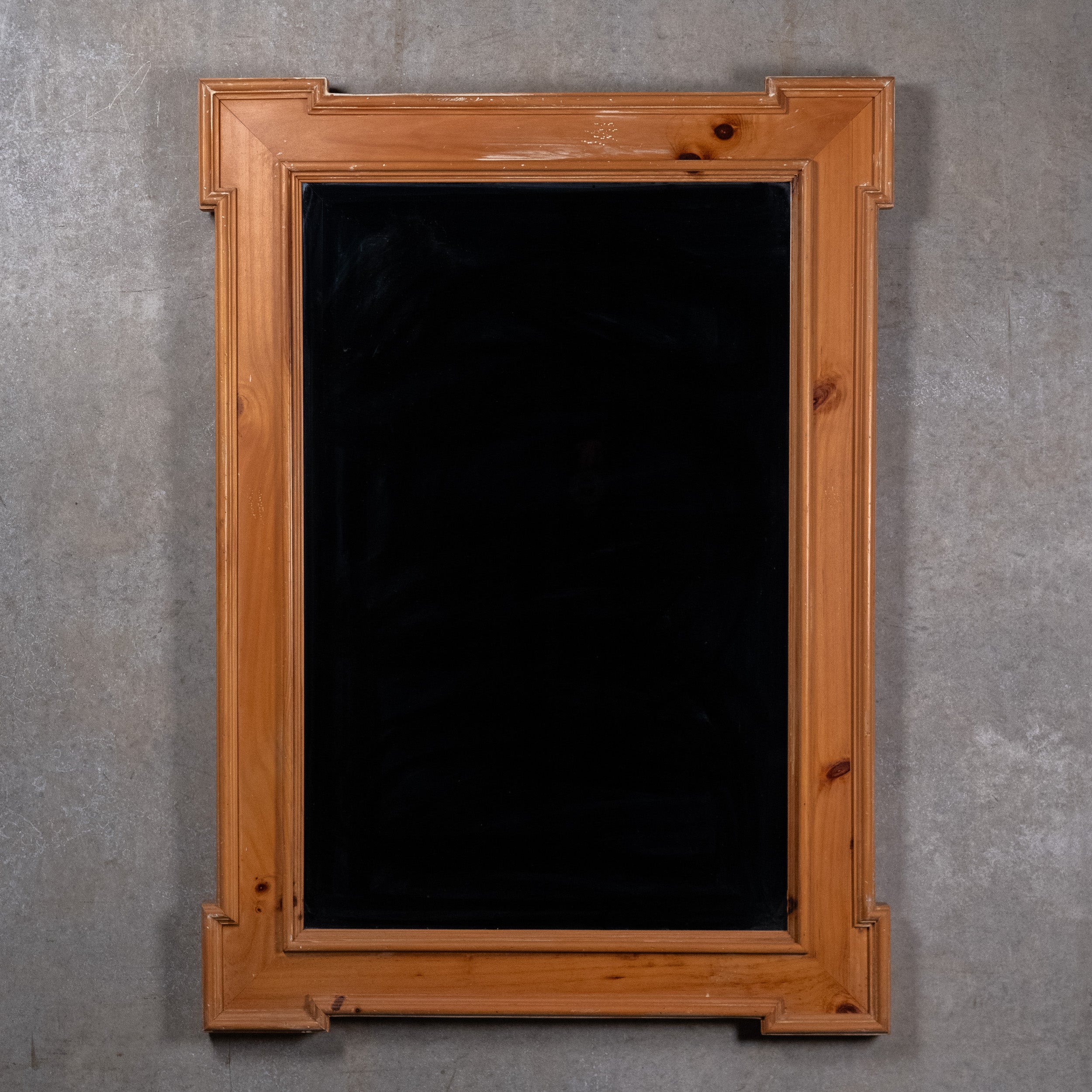 beveled pine mirror | Scott Landon Antiques and Interiors.