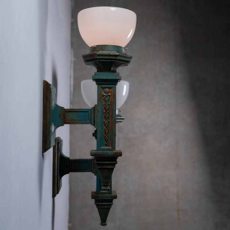 large cast iron sconces | Scott Landon Antiques and Interiors.
