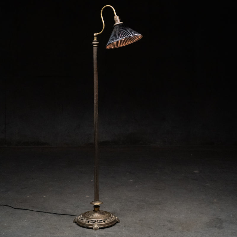 brass floor lamp | Scott Landon Antiques and Interiors.