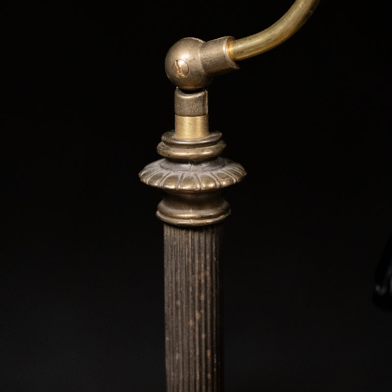 brass floor lamp | Scott Landon Antiques and Interiors.
