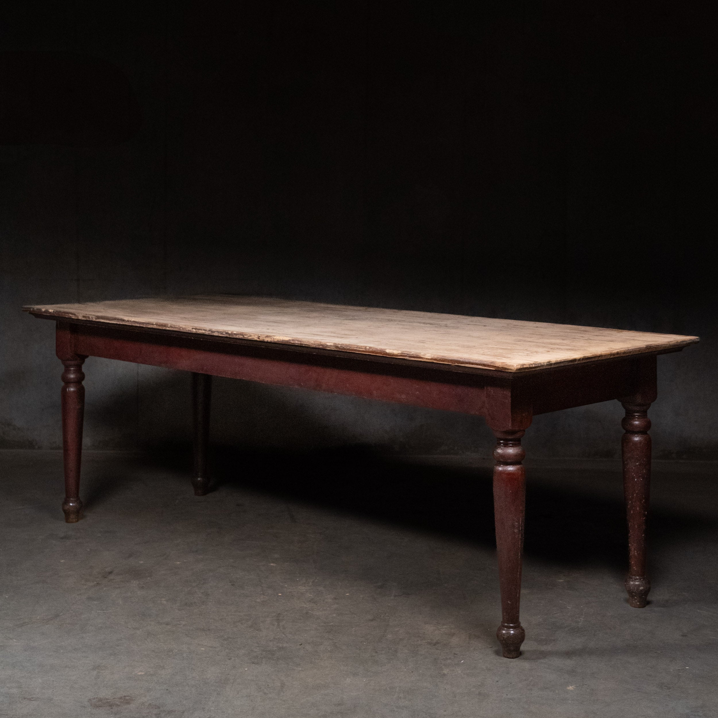 French 19th Century Country Farm Dining Table