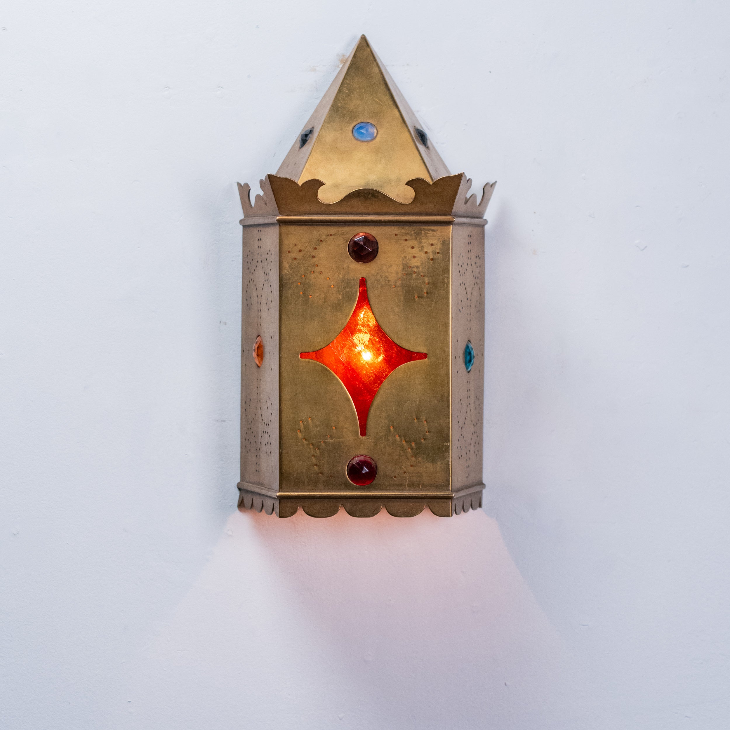 brass sconce | Scott Landon Antiques and Interiors.