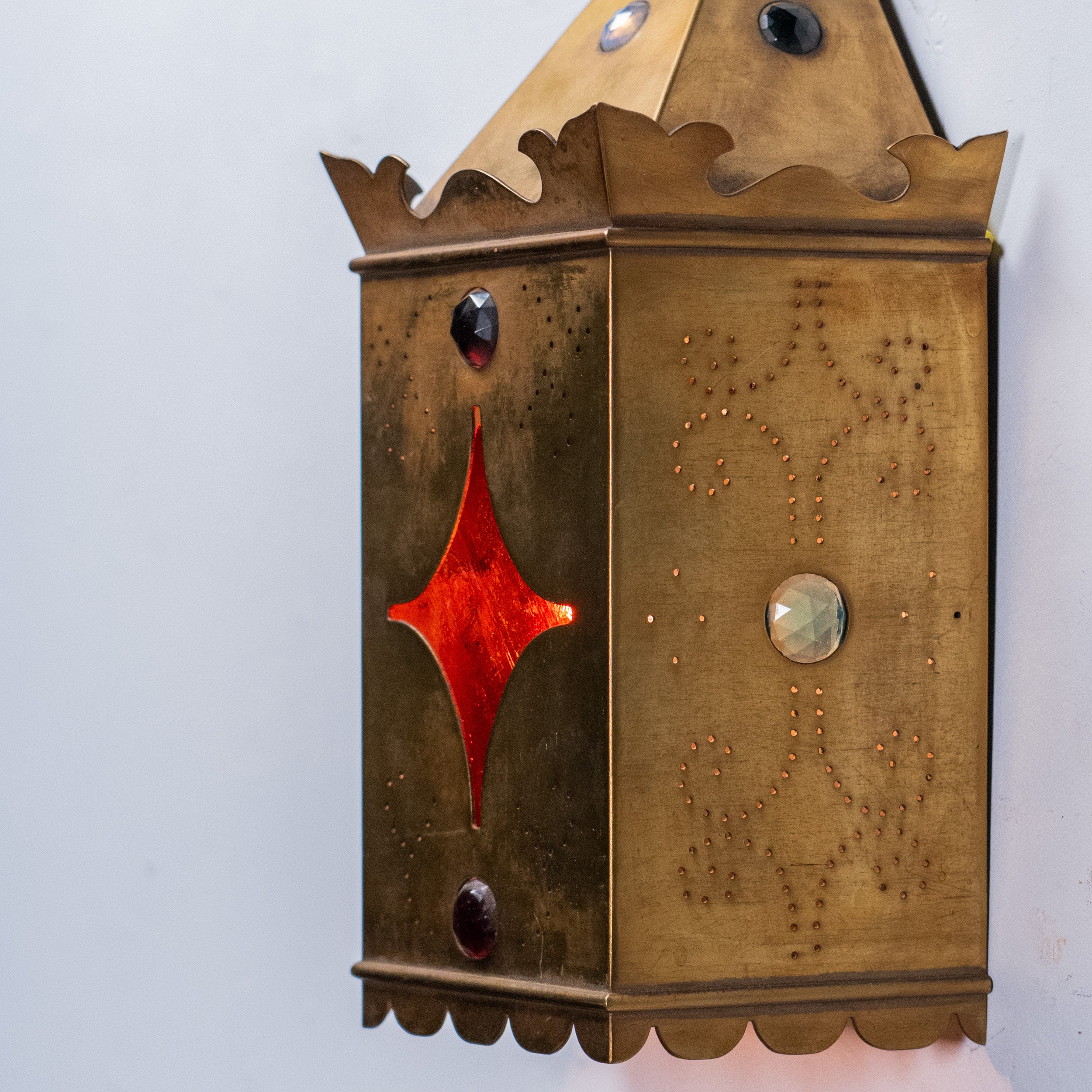 brass sconce | Scott Landon Antiques and Interiors.