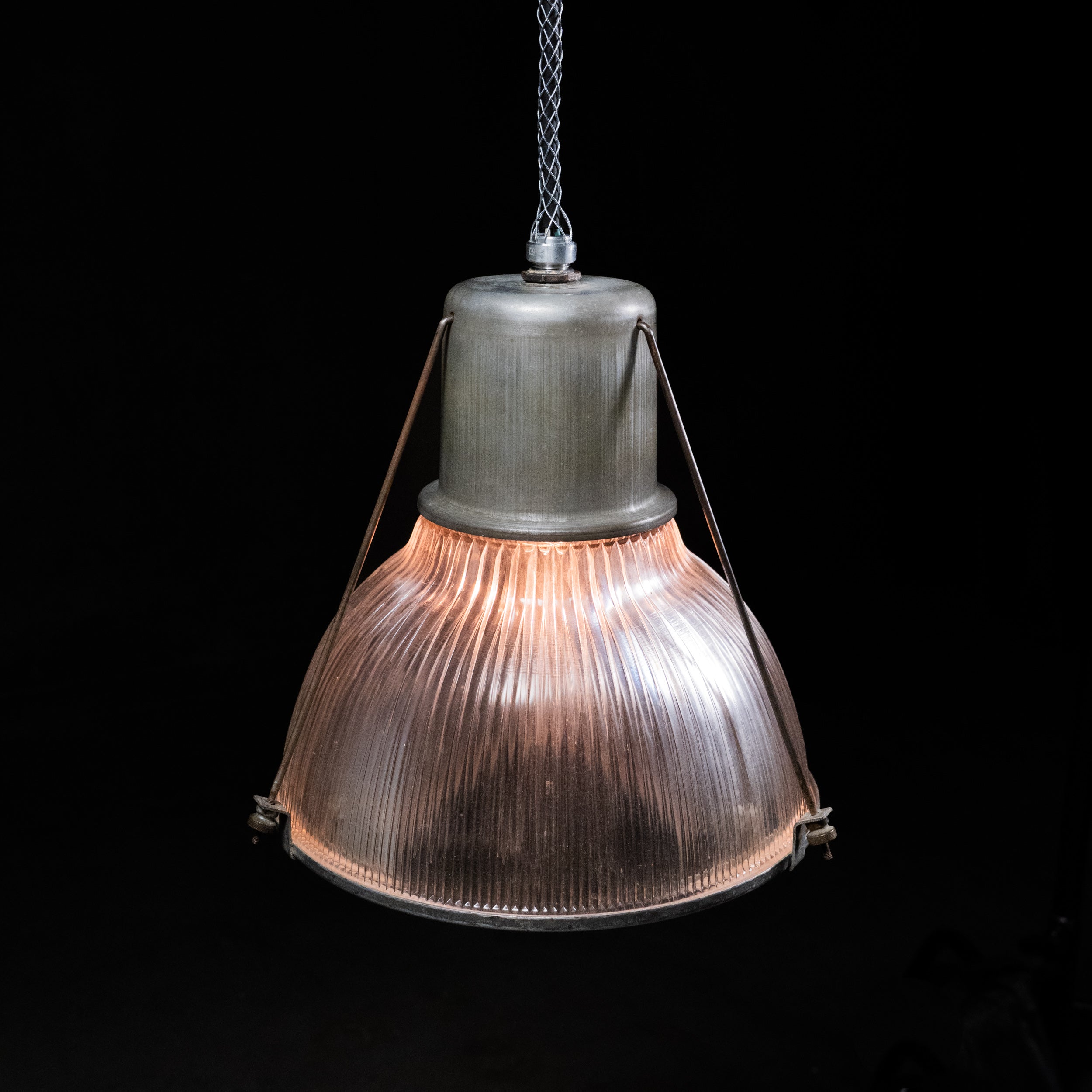 holophane pendants | Scott Landon Antiques and Interiors.