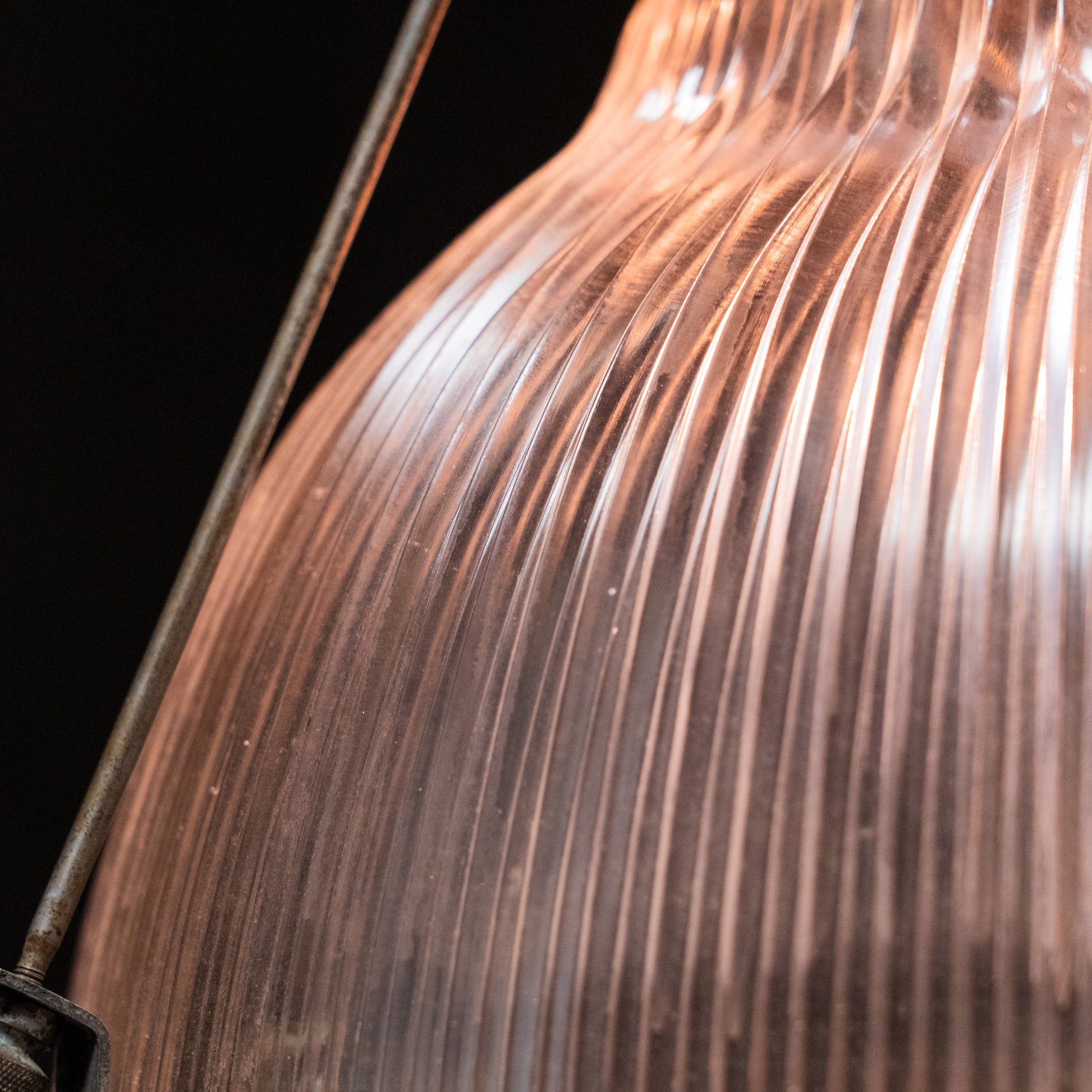 holophane pendants | Scott Landon Antiques and Interiors.
